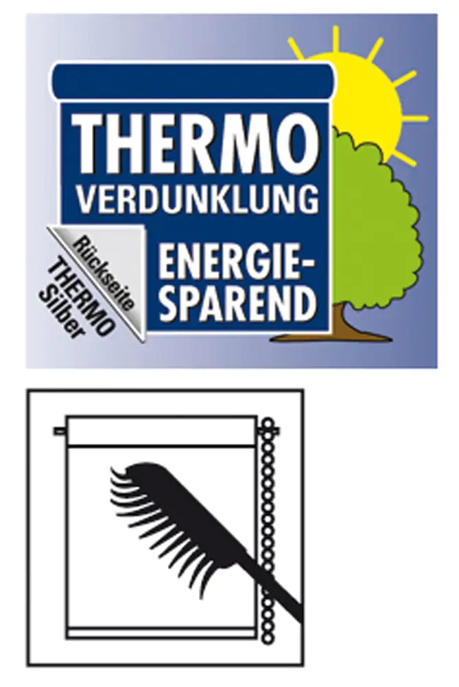 Gardinia EasyFix Thermo Rollo weiß 120 x 150 cm