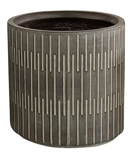 Mica Decorations Pflanztopf Oslo Ø 31 x 30,5 cm dunkelbraun