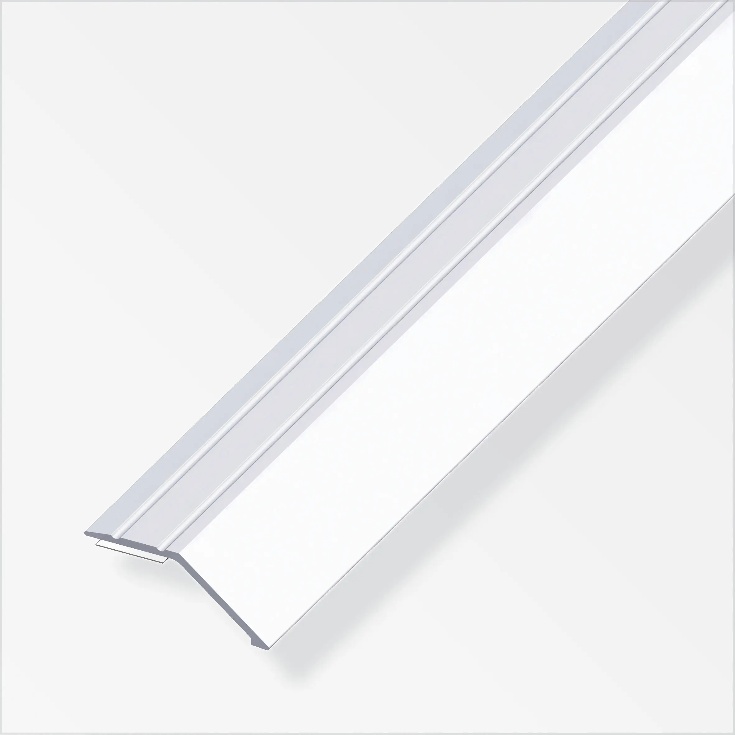 alfer Niveauausgleichs-Profil 1 m, 34 x 8 mm Aluminium eloxiert silber