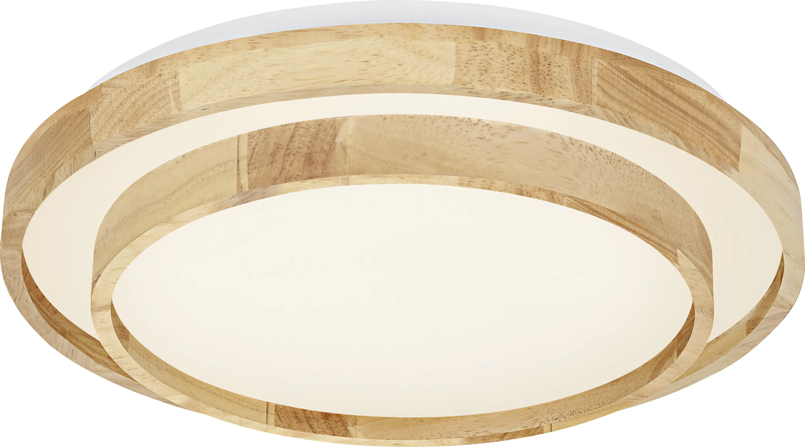 Osram LED-Deckenleuchte Orbis Razon Wood Ø 50 cm 36 W Holzdekor dimmbar