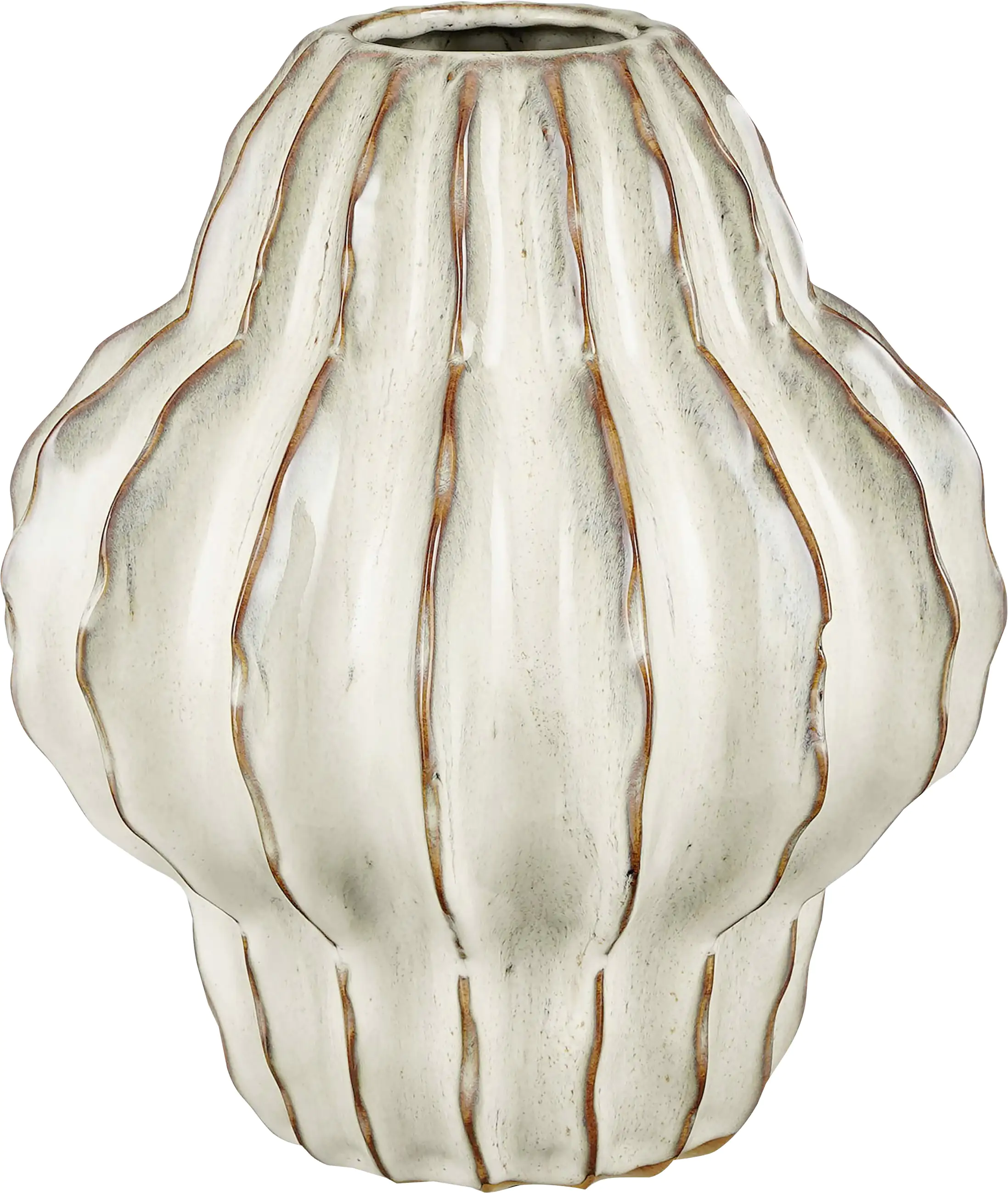 Mica Vase Altea off white Keramik Ø 24,5 x 28 cm