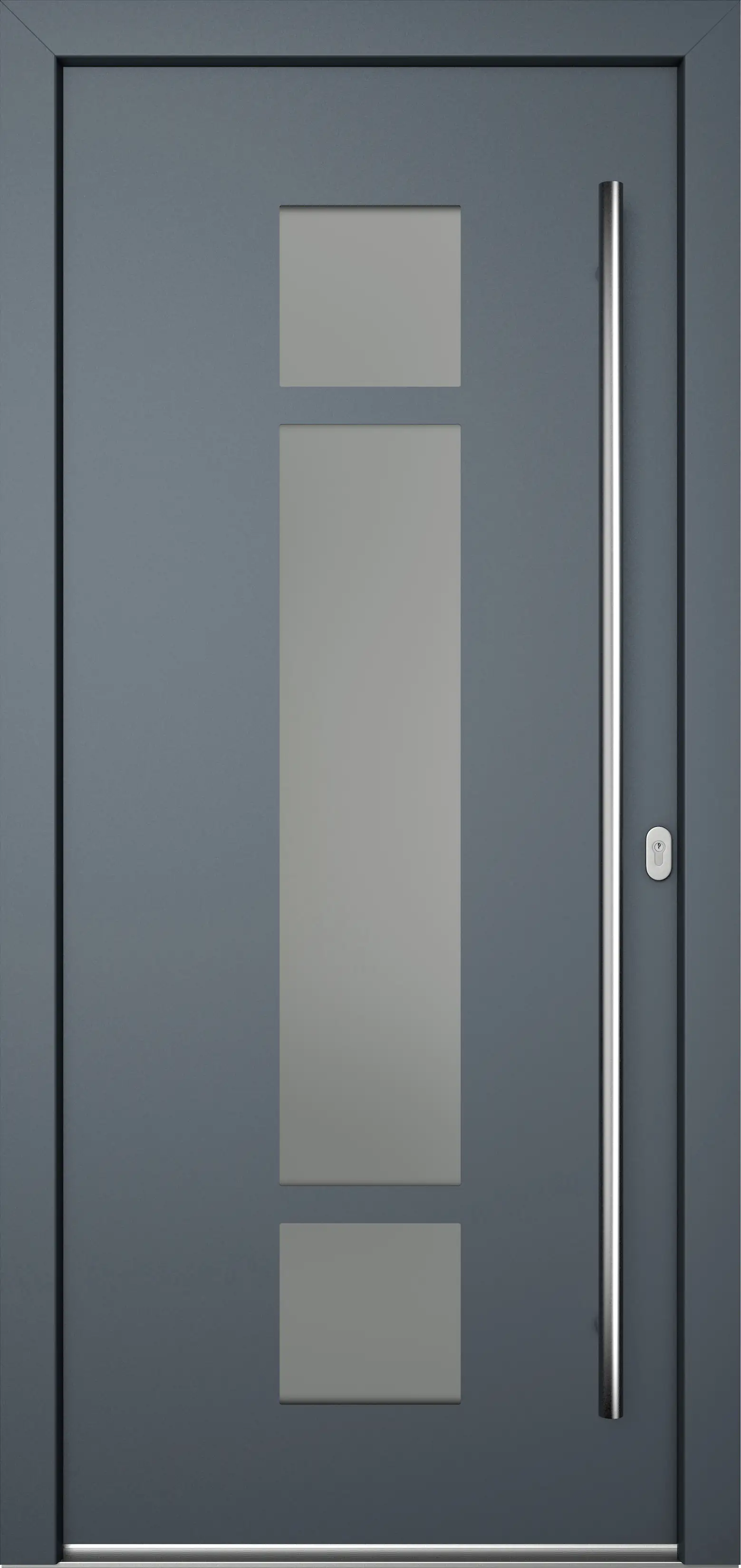 Meeth Haustür Genius PVC Modell 102 DIN Rechts weiß/titan Meeth Haustür Genius PVC Modell 102 DIN Rechts weiß/titan