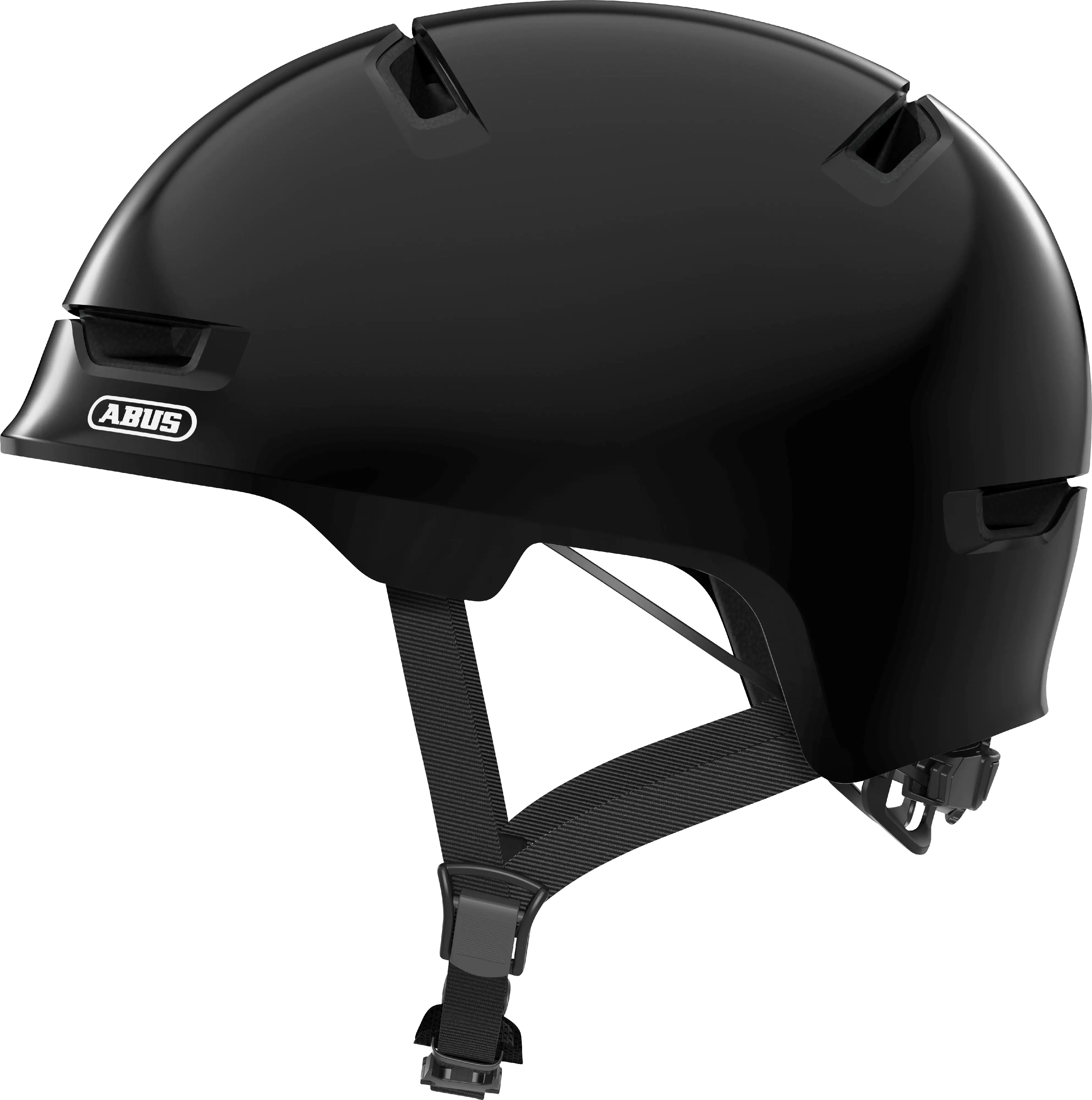 Abus Fahrradhelm Kinder Youth Größe S shiny black