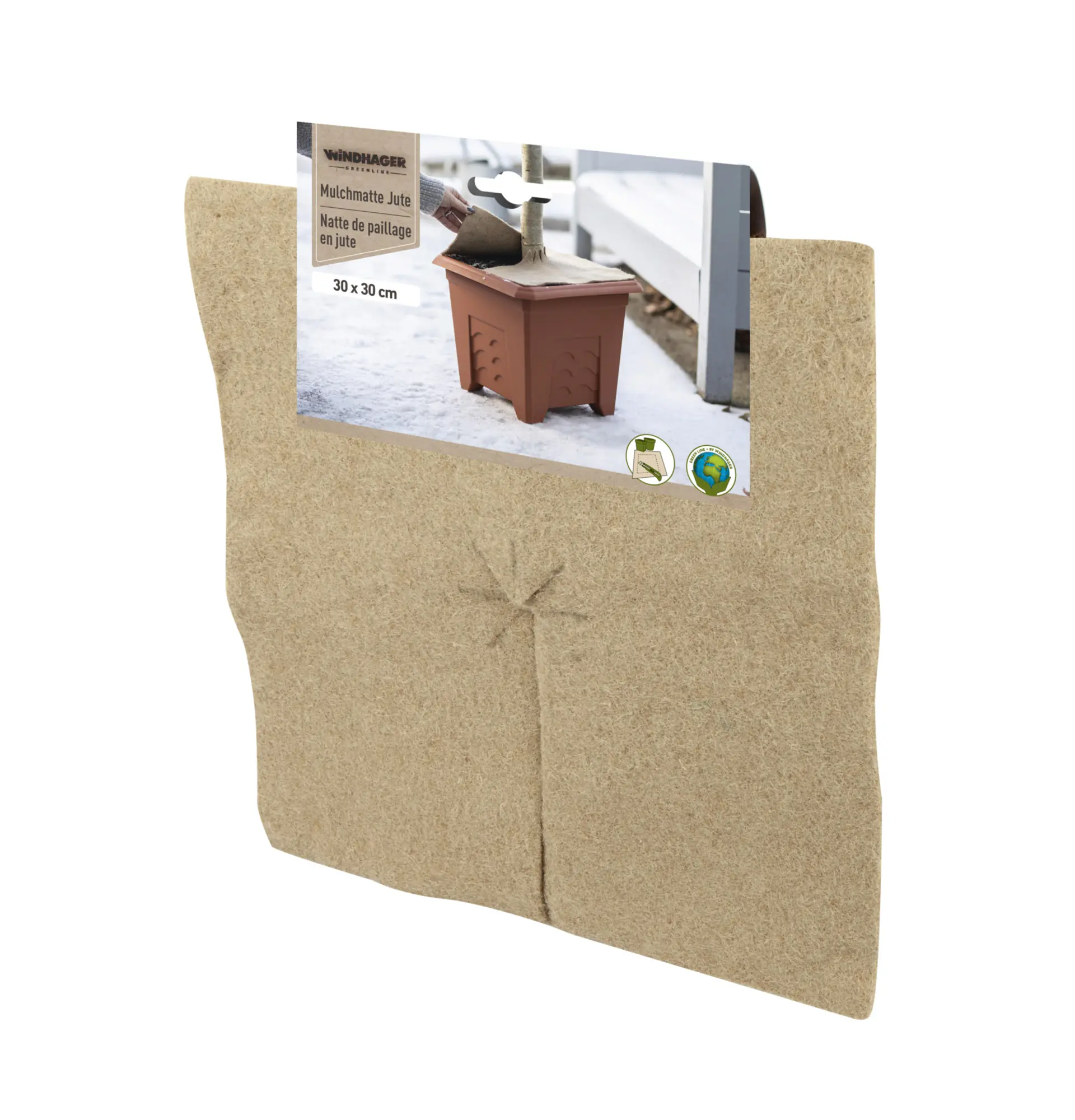 Windhager Mulchscheibe JUTE 30 x 30 cm natur Windhager Mulchscheibe JUTE 30 x 30 cm natur