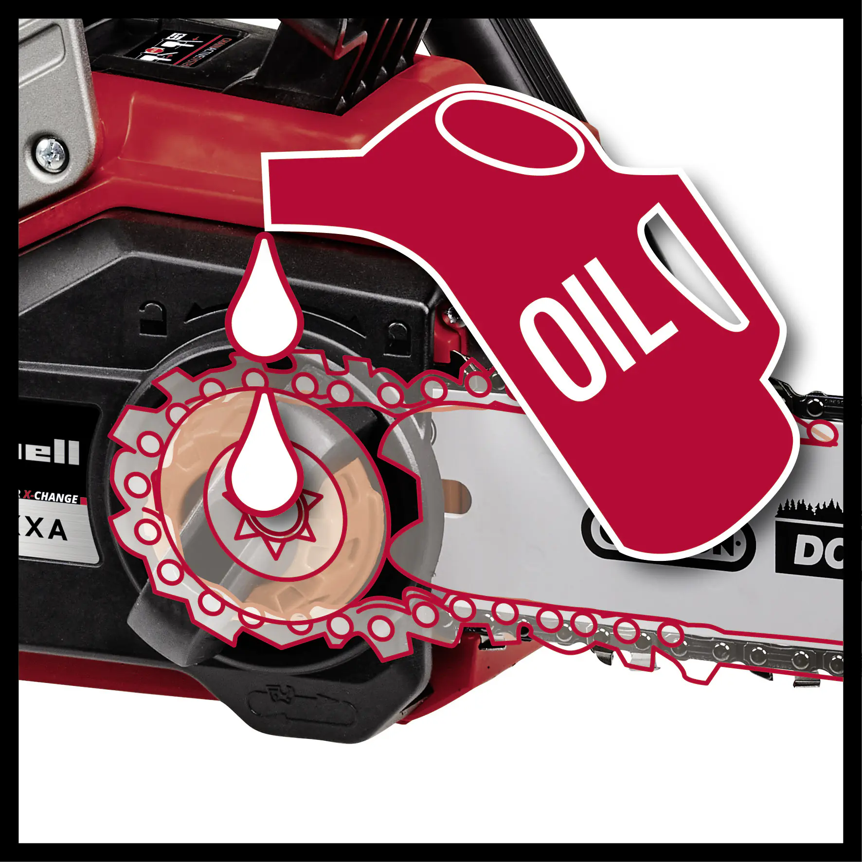 Einhell Akku Kettensäge FORTEXXA 18/30 30 cm Schwertlänge