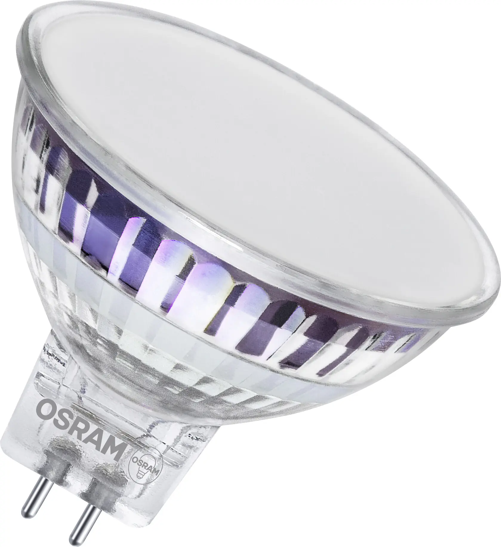 Osram LED Leuchtmittel GU5,3 2er Pack Star MR16 120° 5,3W warmweiß