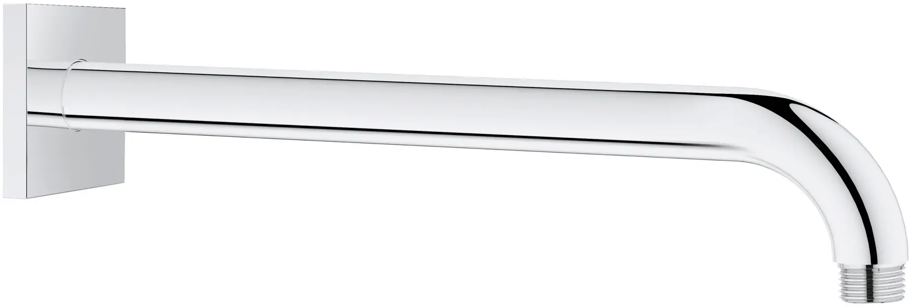 Grohe Rainshower Brausearm chrom, Ausladung 275 mm, mit eckiger Rosette