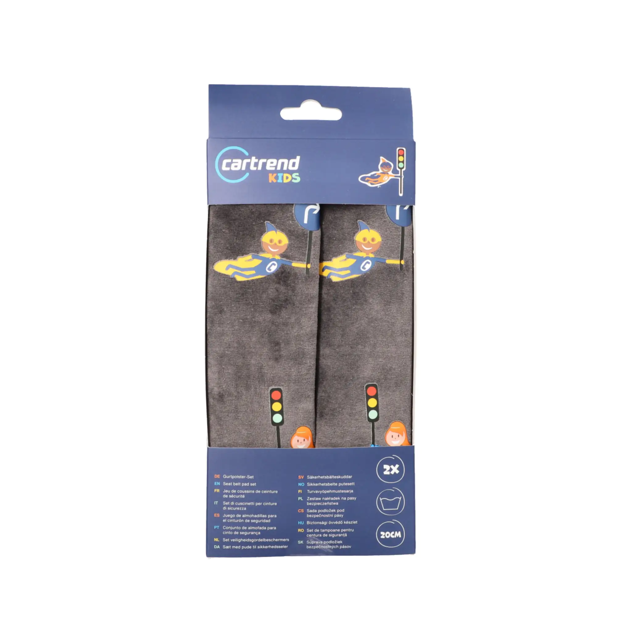 Cartrend Kids Gurtpolster-Set grau Cartrend Kids Gurtpolster-Set grau