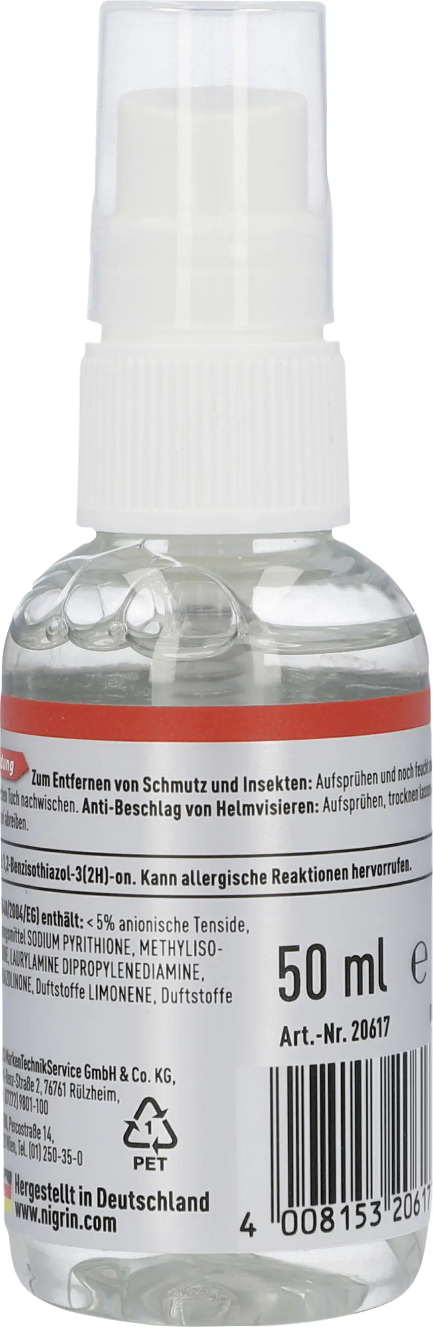 Nigrin MOTO-BIKE Helm- und Visierreiniger 50ml