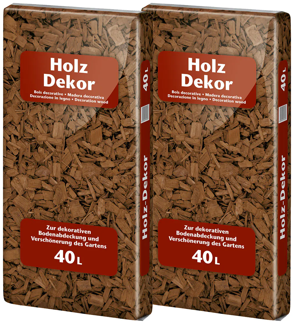 Floragard Universal Holzdekor Mulch braun 2 x 40 L Floragard Universal Holzdekor Mulch braun 2 x 40 L