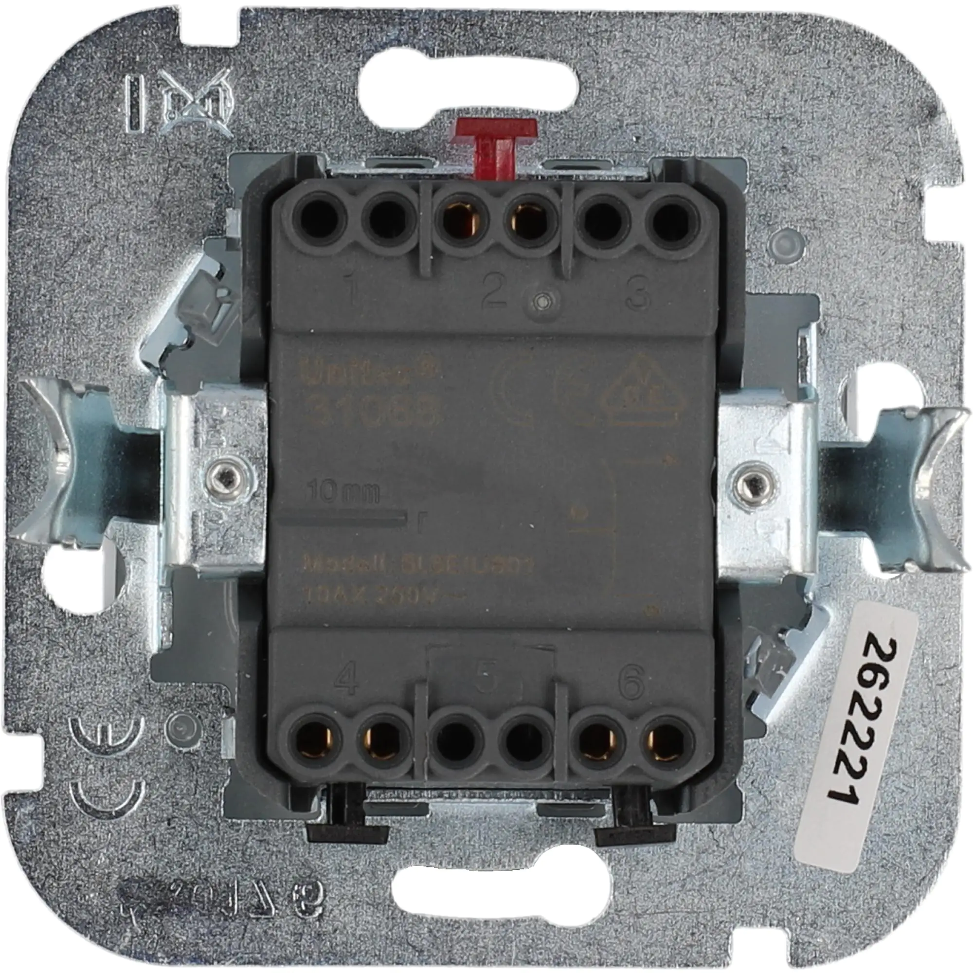 Unitec Serienschalter Schaltereinsatz ultraweiß, Serie LeMans