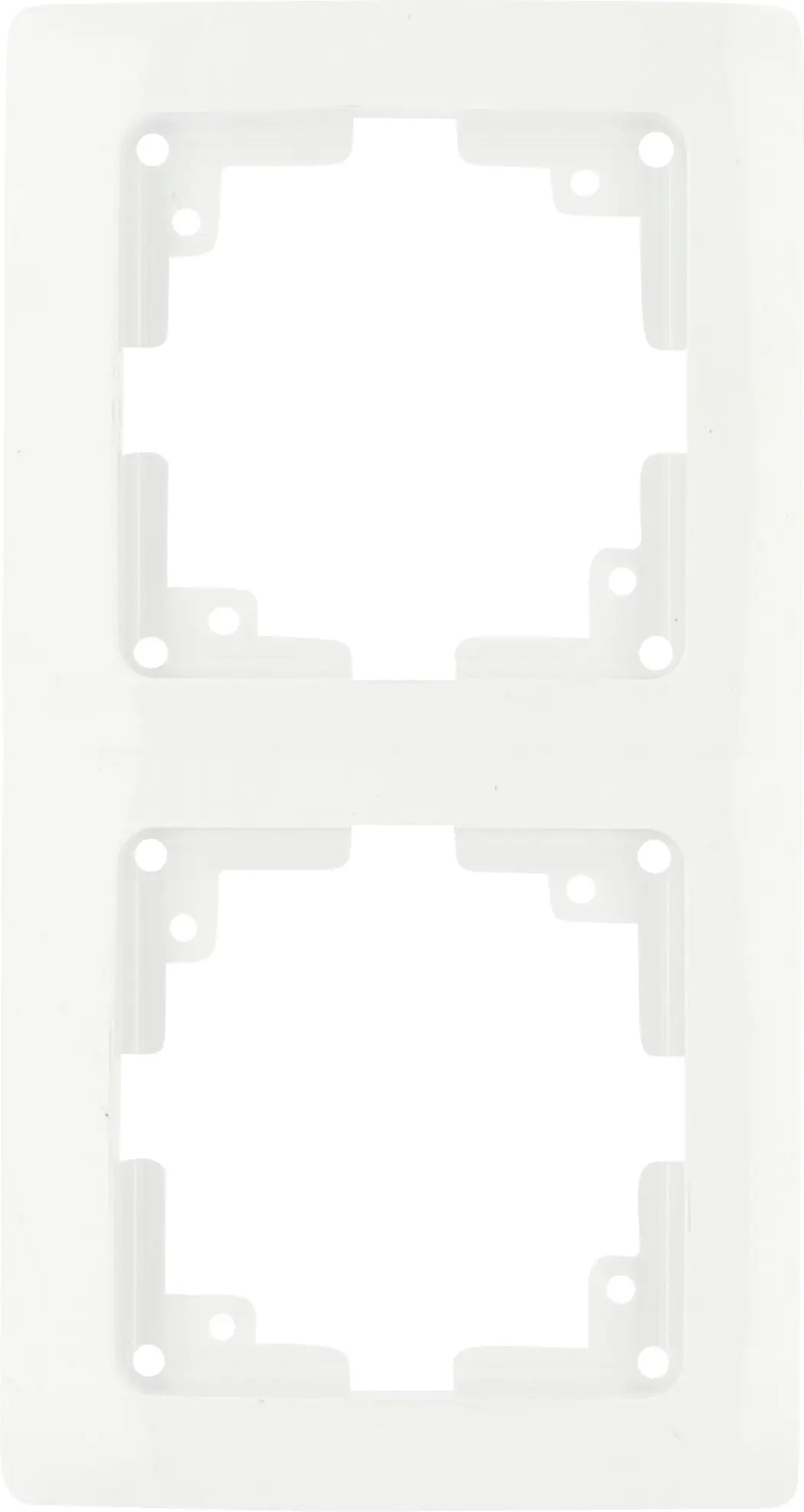 Unitec Abdeckrahmen Monaco 2-fach ultraweiß Unitec Abdeckrahmen Monaco 2-fach ultraweiß