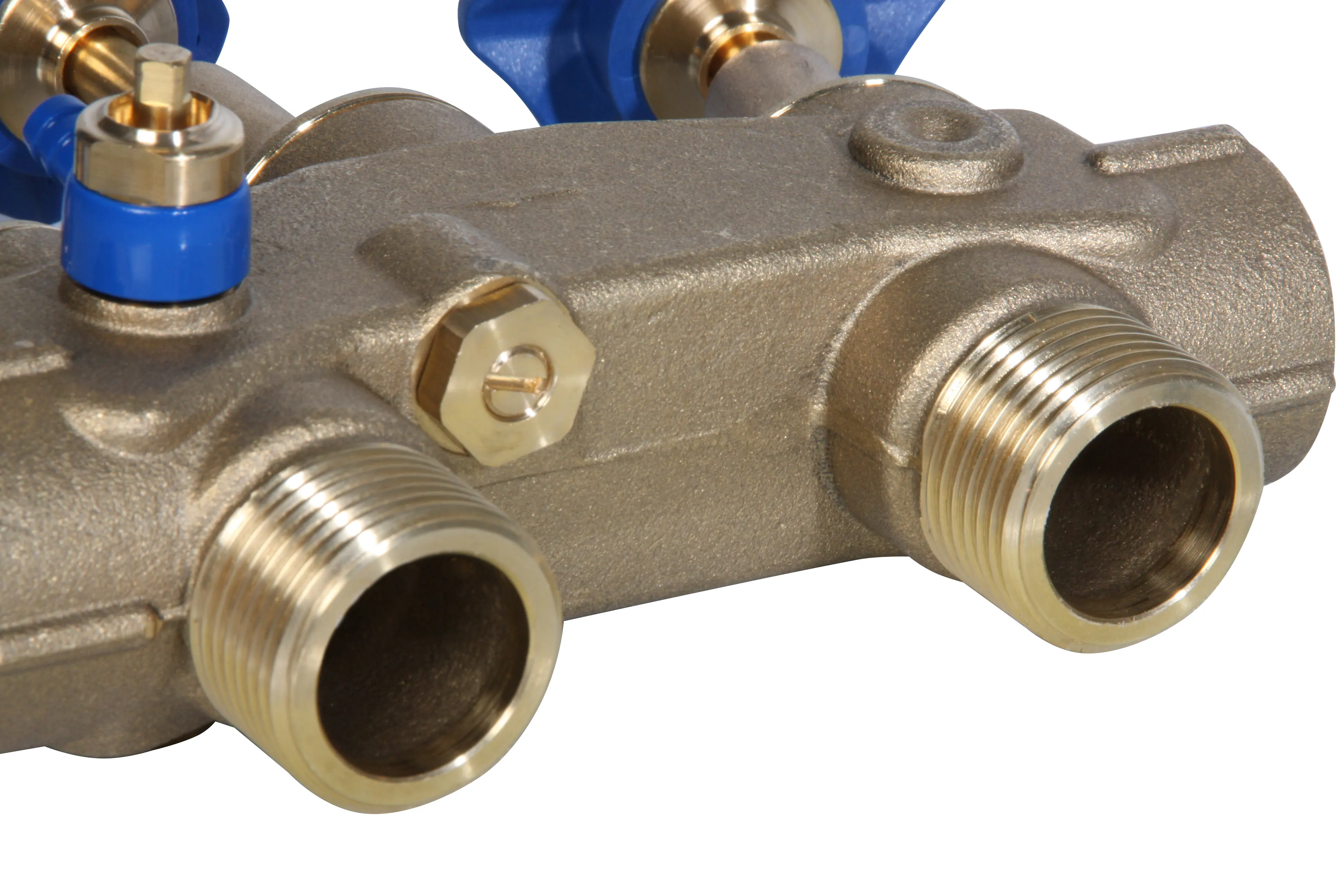 Aqmos Montageblock für Enthärtungsanlagen mit Verschneidung & Bypassfunktion