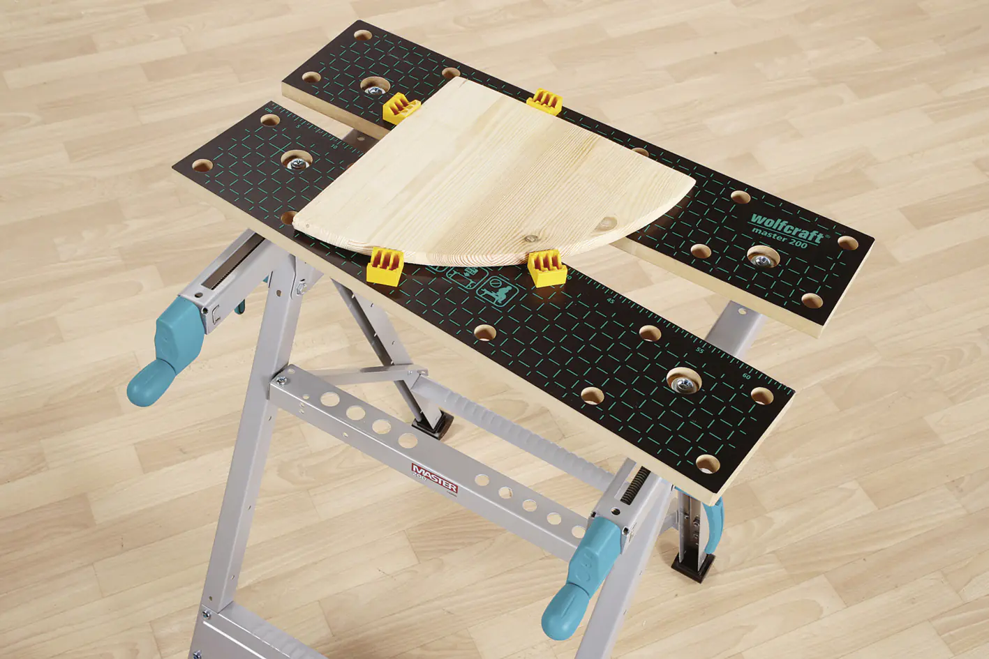 Wolfcraft Spanntisch Master 200 MDF Arbeitsfläche 64,5 x 30,0 cm Wolfcraft Spanntisch Master 200 MDF Arbeitsfläche 64,5 x 30,0 cm