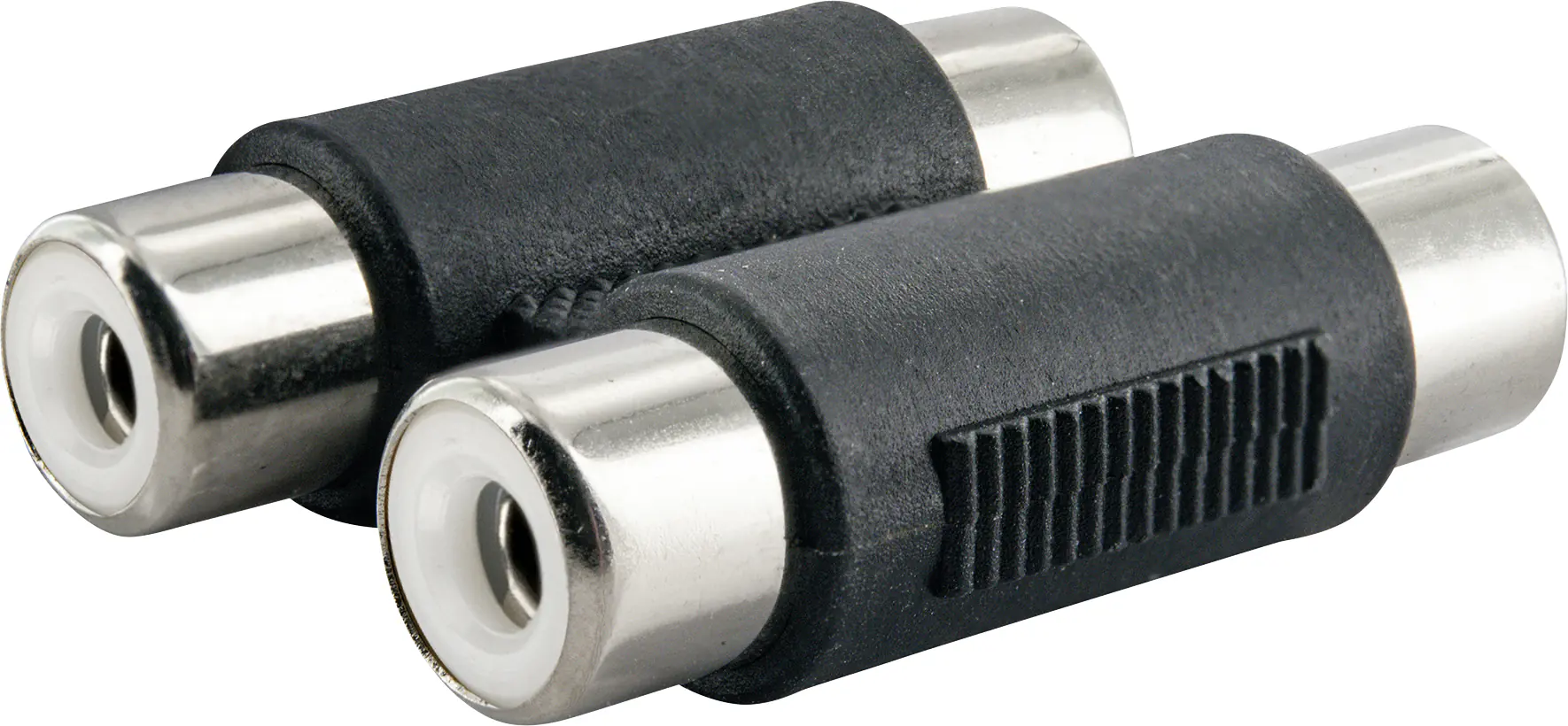 Schwaiger Audio Adapter CIK8220 533 Cinch schwarz / silber, 2x Cinch Buchse / 2x Cinch Buchse