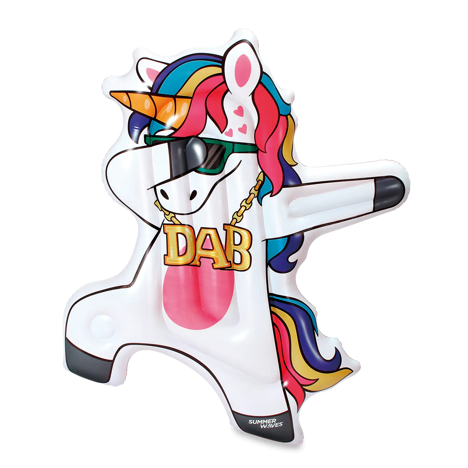 Summer Waves Luftmatratze Einhorn 1,55 x 1,32 m