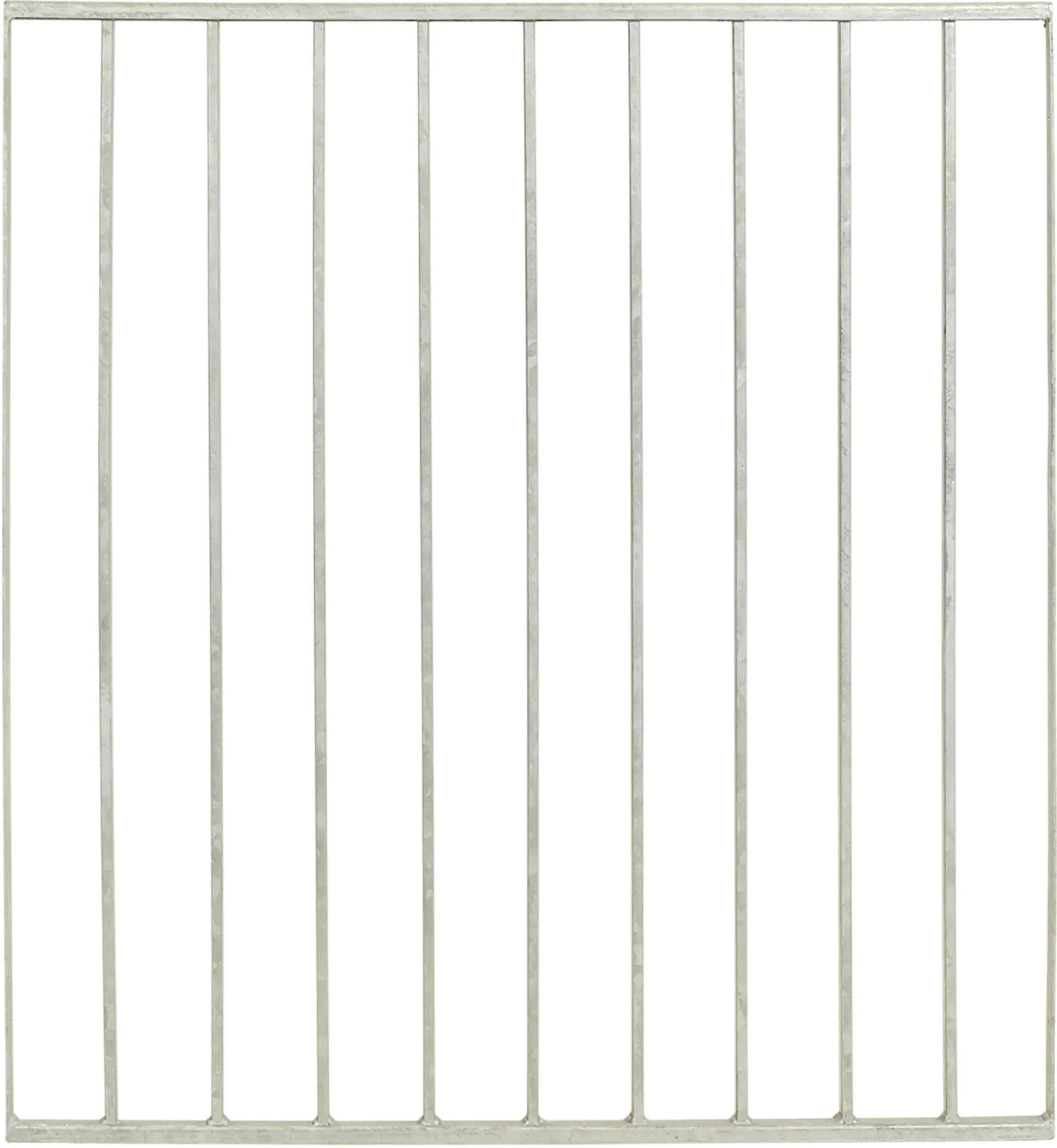 Plus Geländersystem Basic Stahl 90 × 98 cm silber