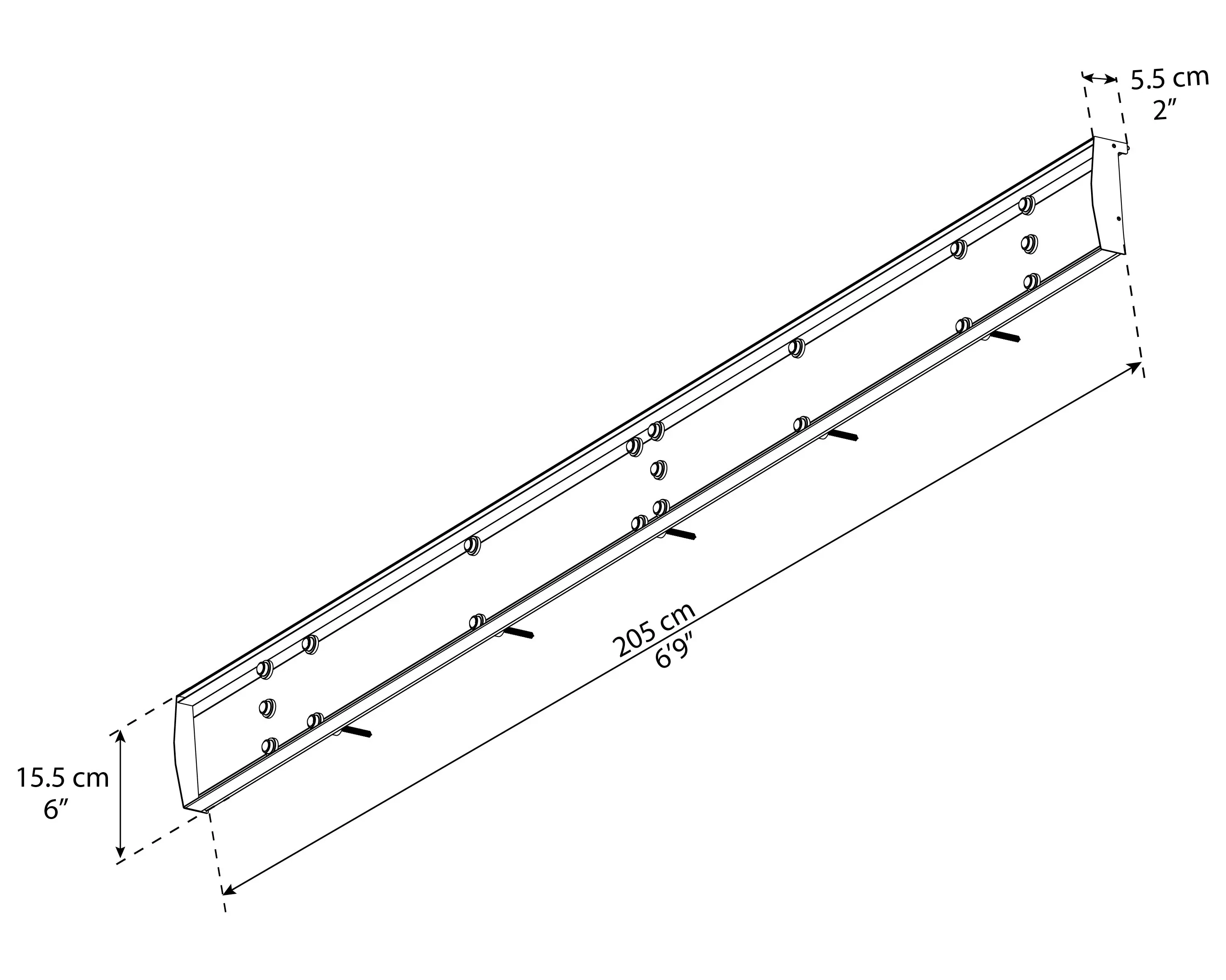 Canopia Vordach Aquila 2050 Hellgrau Alu 206 x 92 cm Canopia Vordach Aquila 2050 Hellgrau Alu 206 x 92 cm