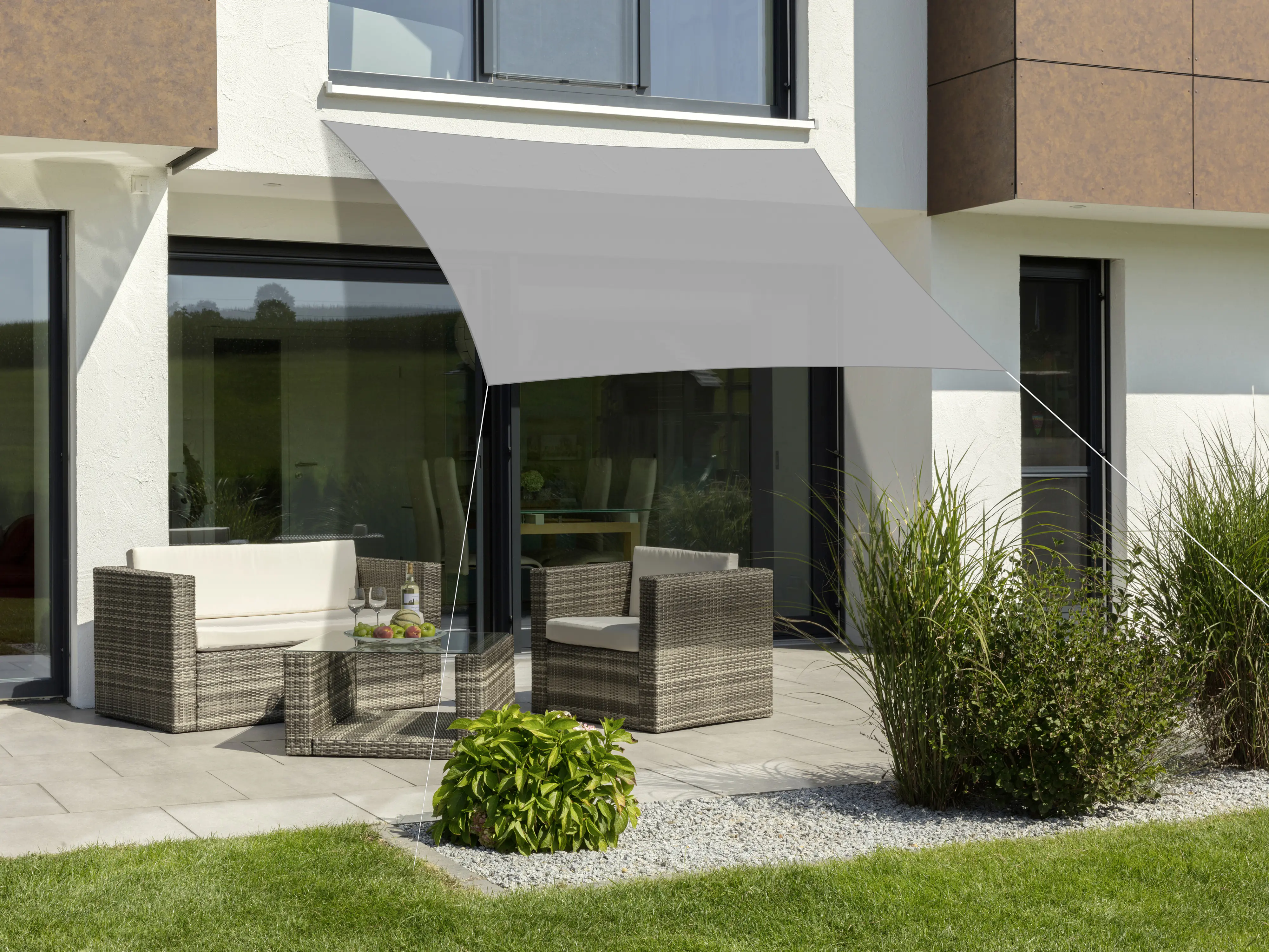 Schneider Sonnensegel Lanzarote silbergrau 300 x 250 cm