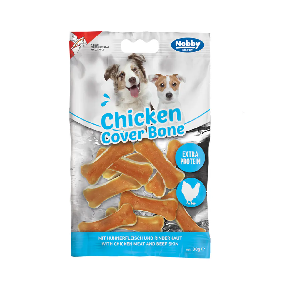 Nobby Hundesnack Adult Kauknochen StarSnack 80 g BBQ Chicken Cover Bone S