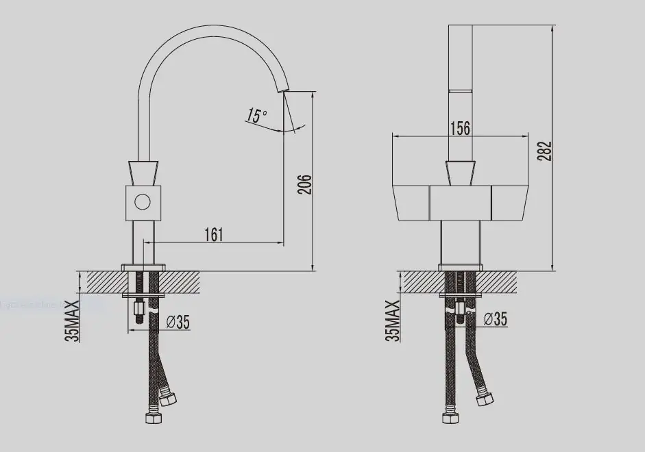 Primaster Küchenarmatur Lindau verchromt  Primaster Küchenarmatur Lindau verchromt
