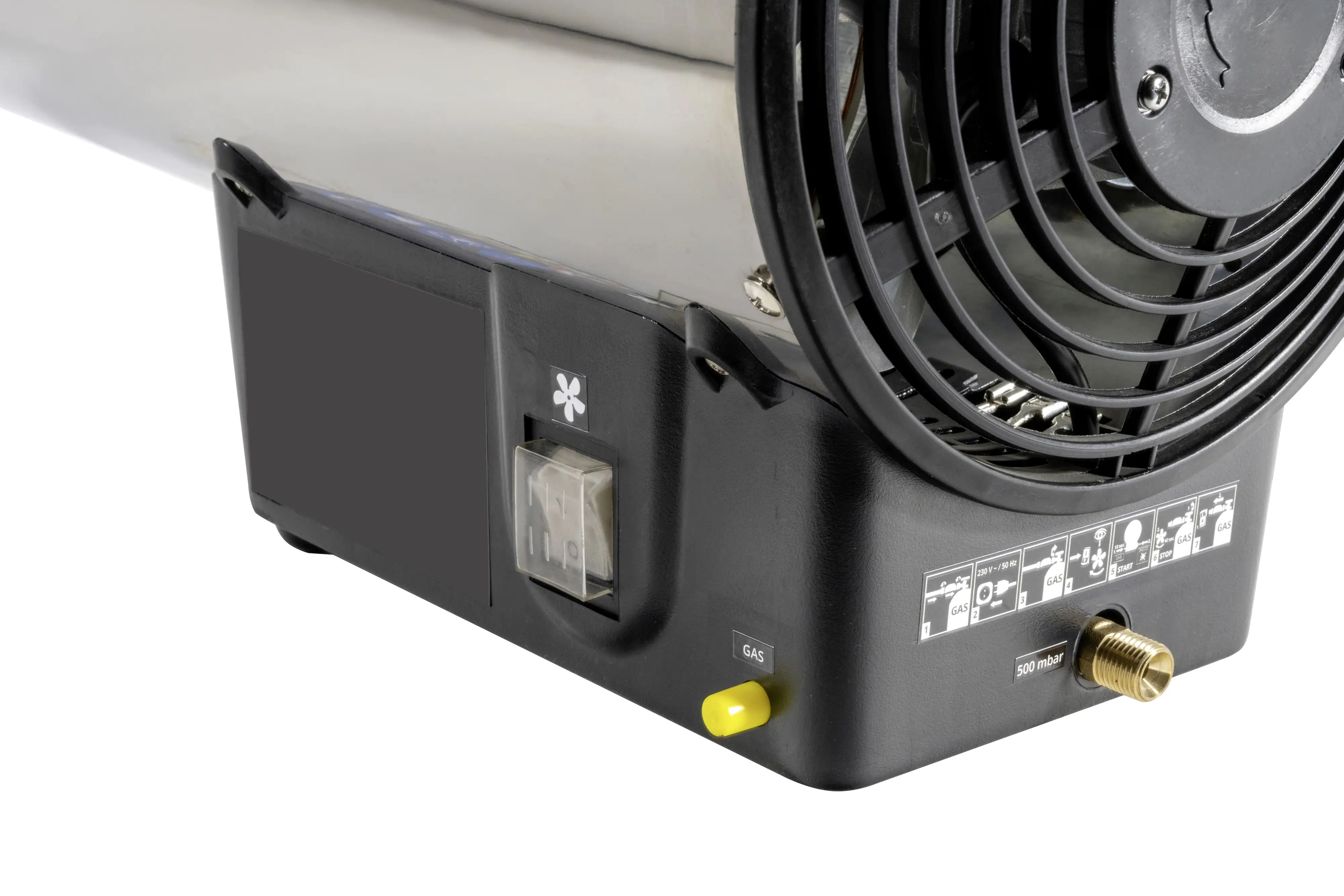Güde Gasheizgebläse GGH 17 INOX silber/schwarz Güde Gasheizgebläse GGH 17 INOX silber/schwarz