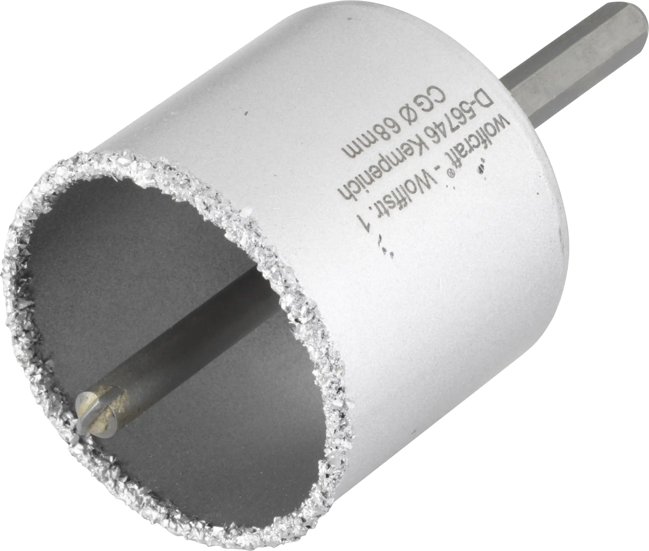 Wolfcraft Bohrkranz Ø 68 mm Hartmetall inkl. Schaft und Bohrer