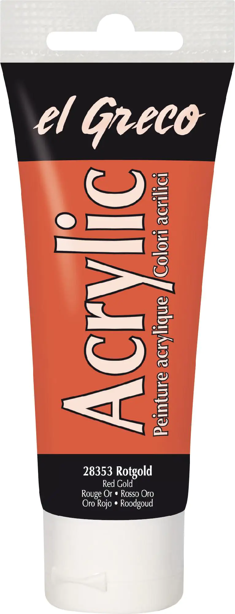 Kreul el Greco Acrylic Tube rotgold 75 ml