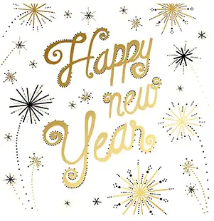 Braun & Company Servietten Motiv Feuerwerk 25 x 25 cm -20er Pack