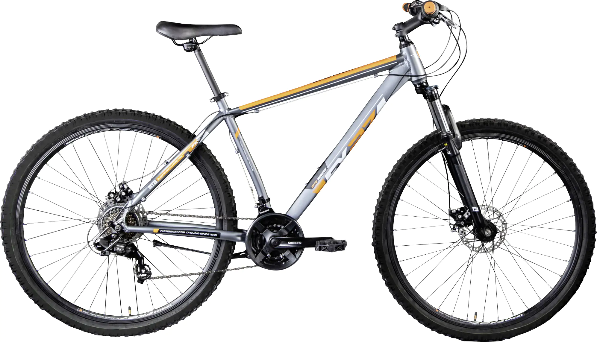 Zündapp Mountainbike FX27 27,5 Zoll RH 48 cm 21-Gang grau orange Zündapp Mountainbike FX27 27,5 Zoll RH 48 cm 21-Gang grau orange