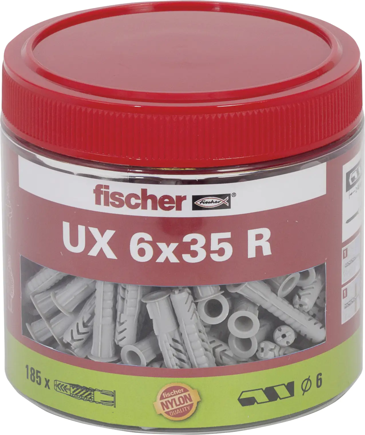 Fischer Universaldübel UX   Fischer Universaldübel UX 6.0 x 35 mm - 185 Stück