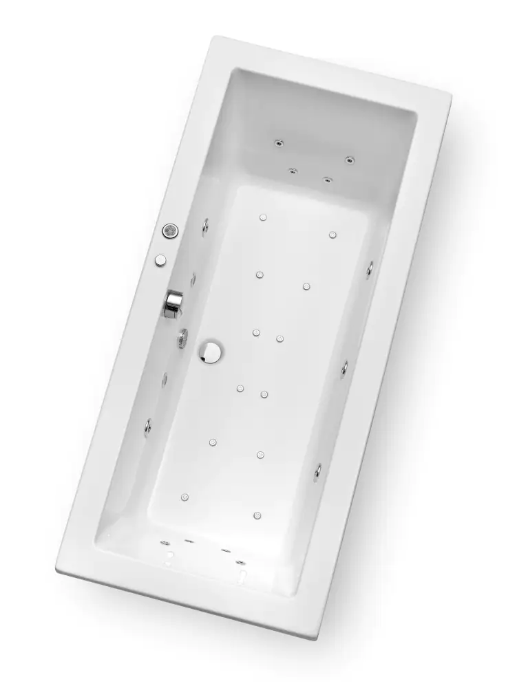 Ottofond Whirlpool-Komplettset Cubic 180 cm, weiß