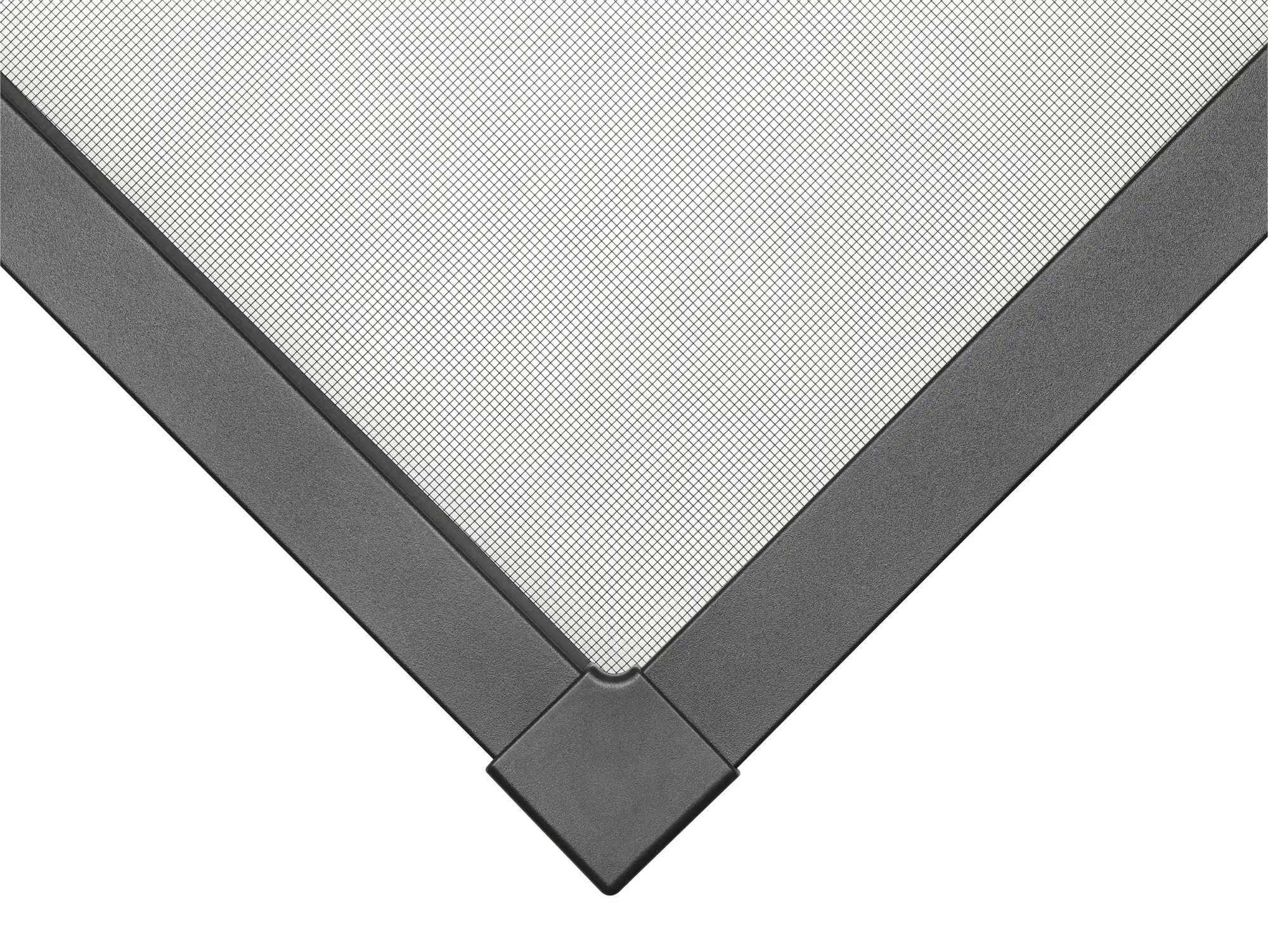 tesa Fliegenschutz-Fenster FALT 80 x 80 - 140 x 140 cm anthrazit/anthrazit