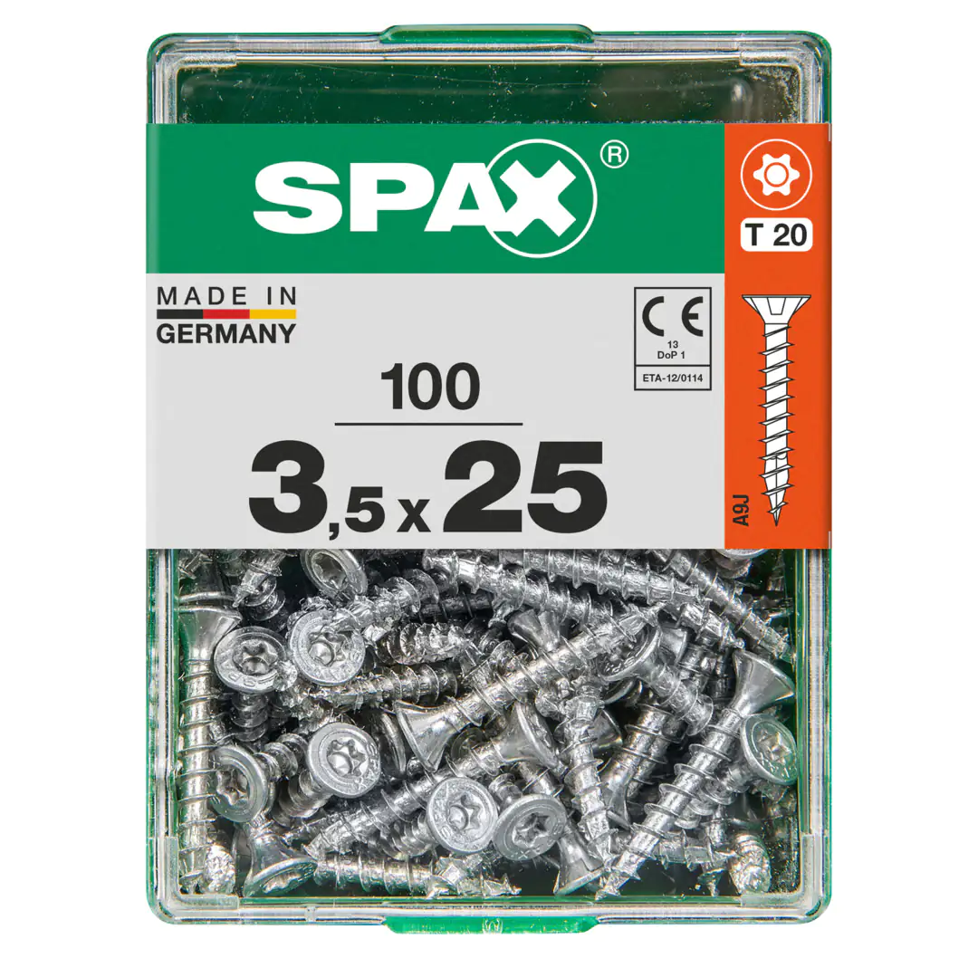 Spax Universalschrauben 3.5 x 25 mm TX 20 - 100 Stk.