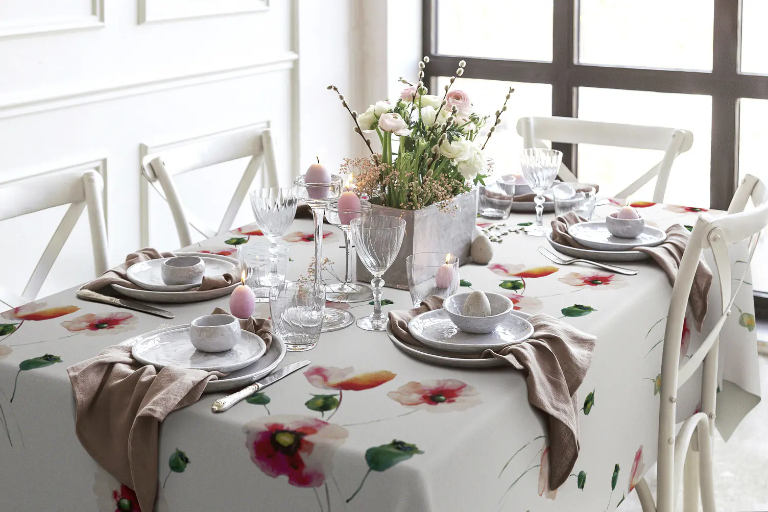 d-c-fix Tischdecke Poppyfield 140 x 180 cm