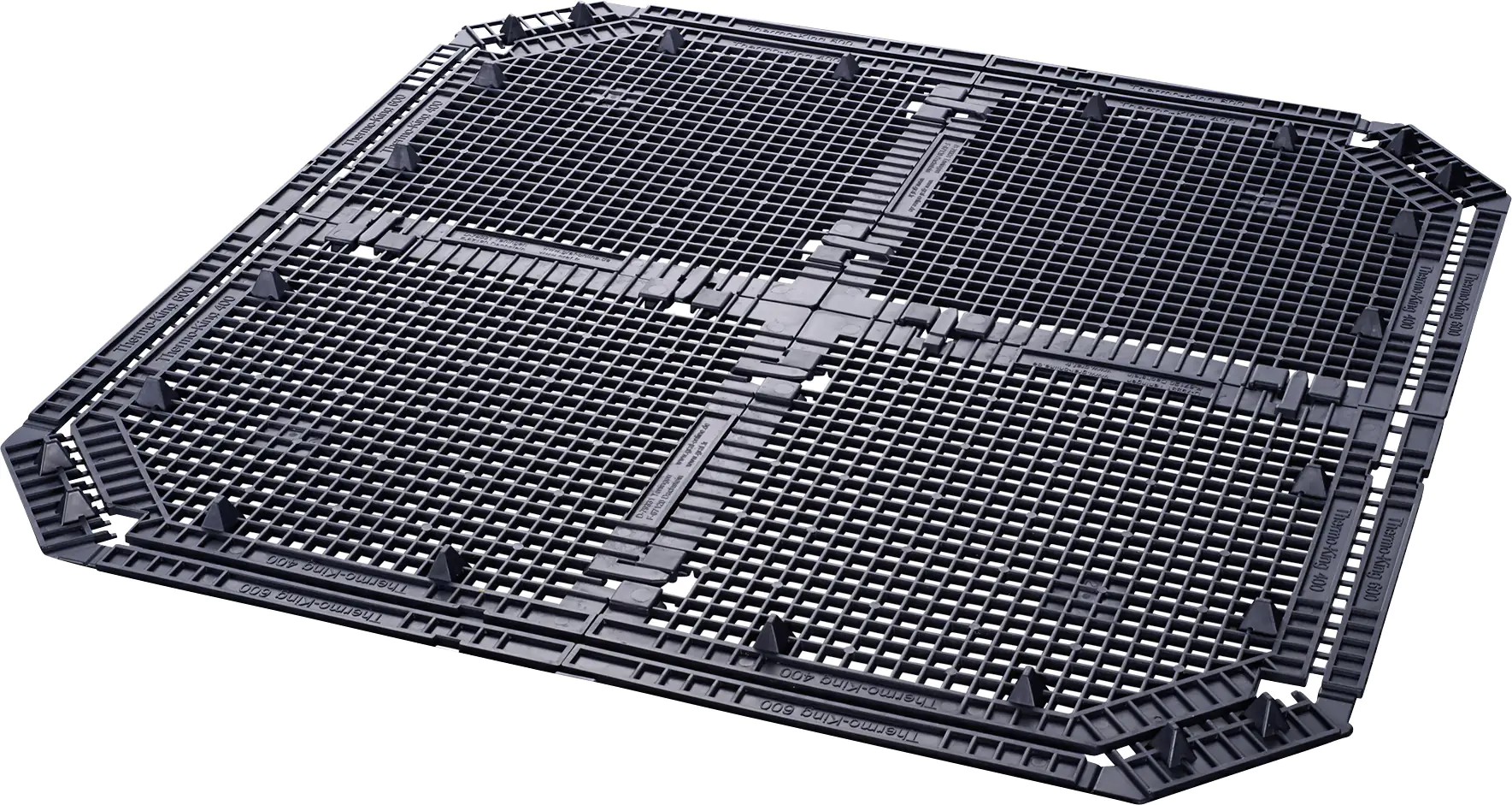 Garantia Bodengitter zu Komposter Thermo-King, 600 l, schwarz