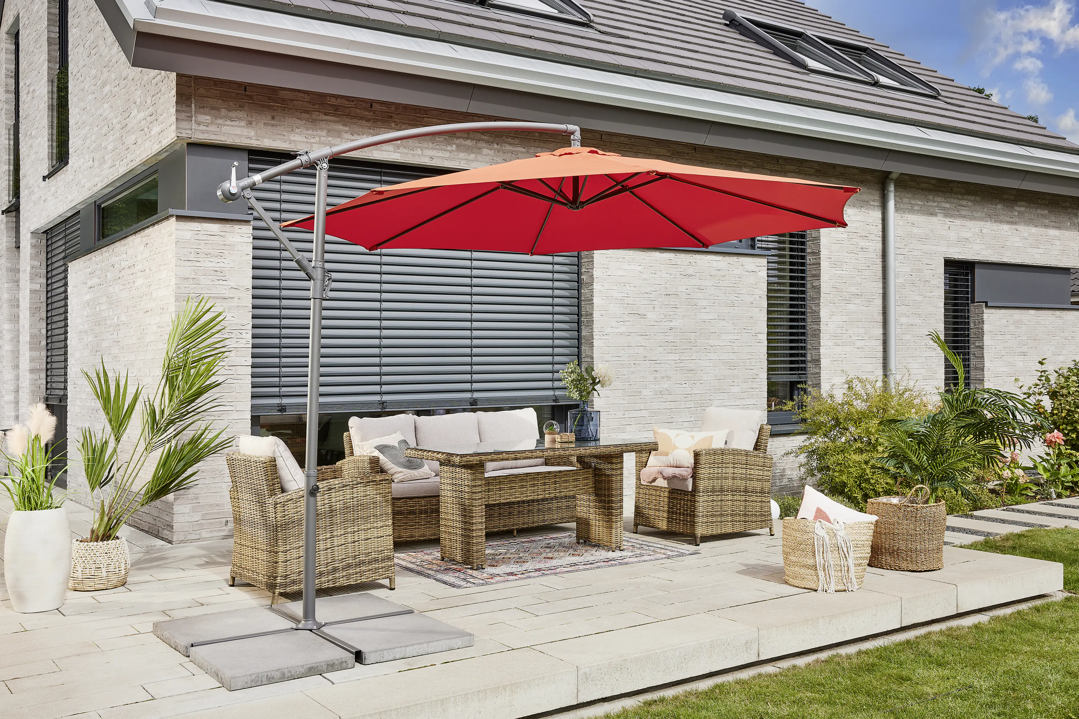 TrendLine Ampelschirm TrendLine terrakotta, Ø 300 cm