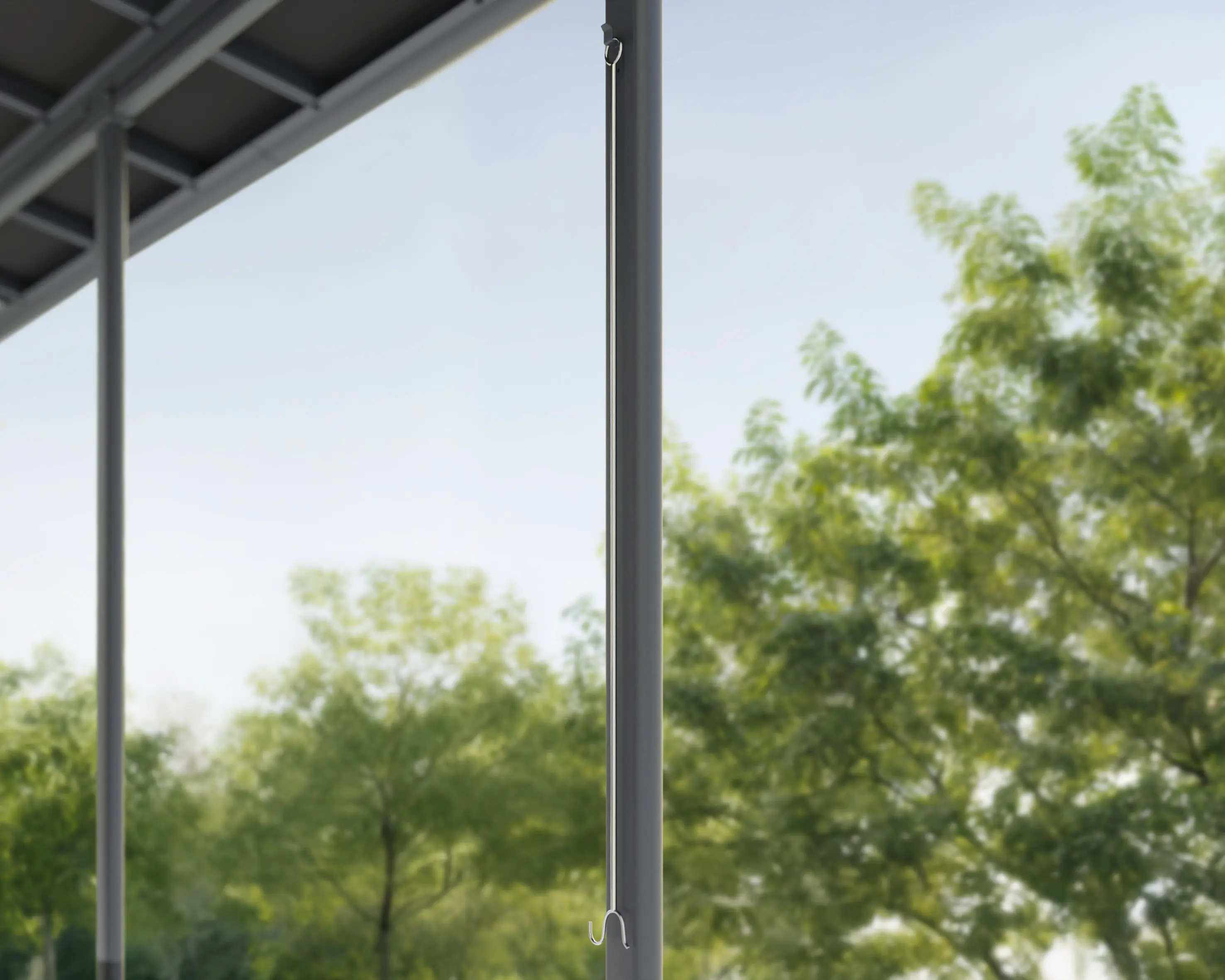 Canopia Terrassenüberdachung Sierra Cabrio 860 x 295 cm grau 