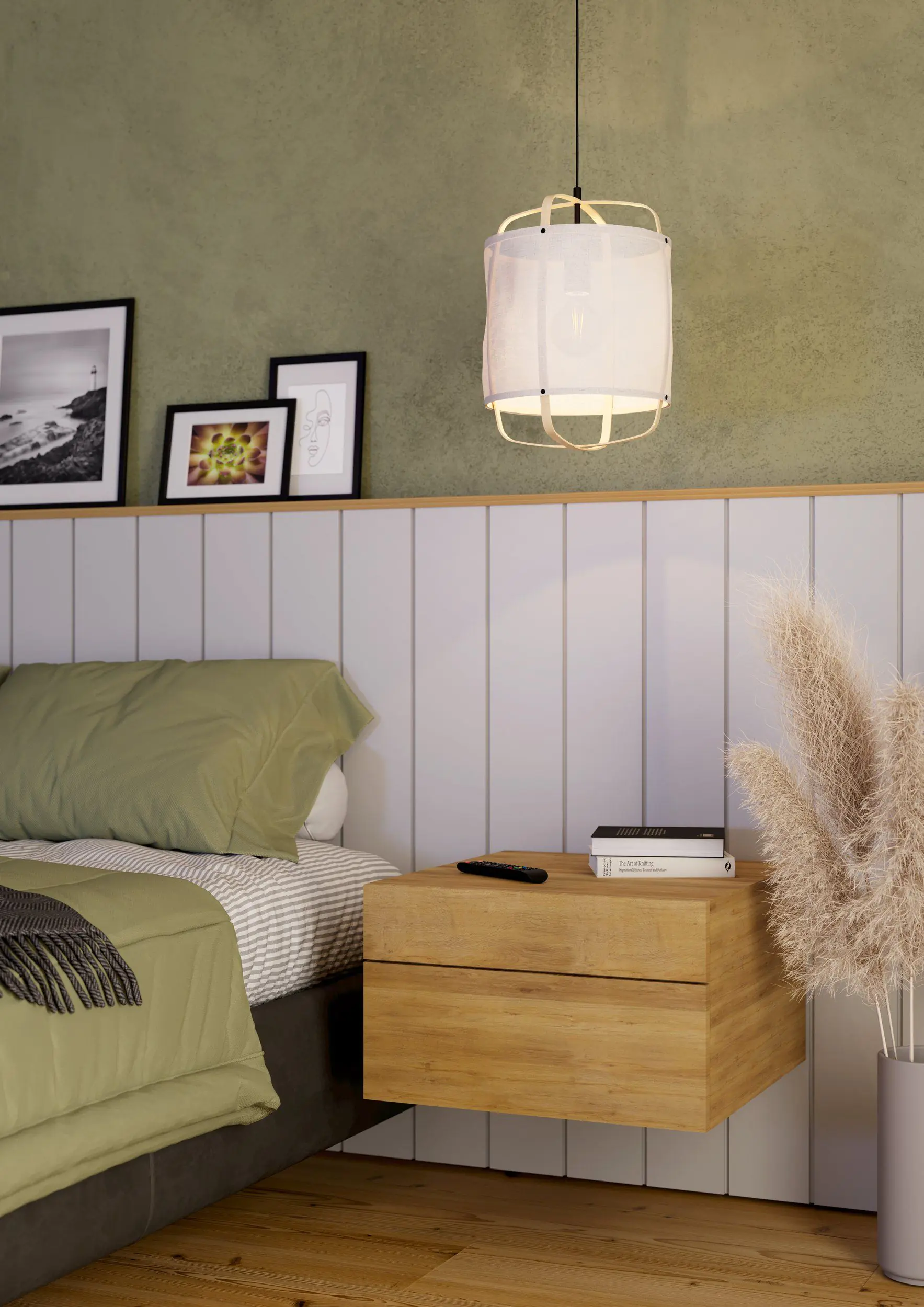 Eglo Hängeleuchte Surfleet natur 33 x 110 cm E27 Eglo Hängeleuchte Surfleet natur 33 x 110 cm E27