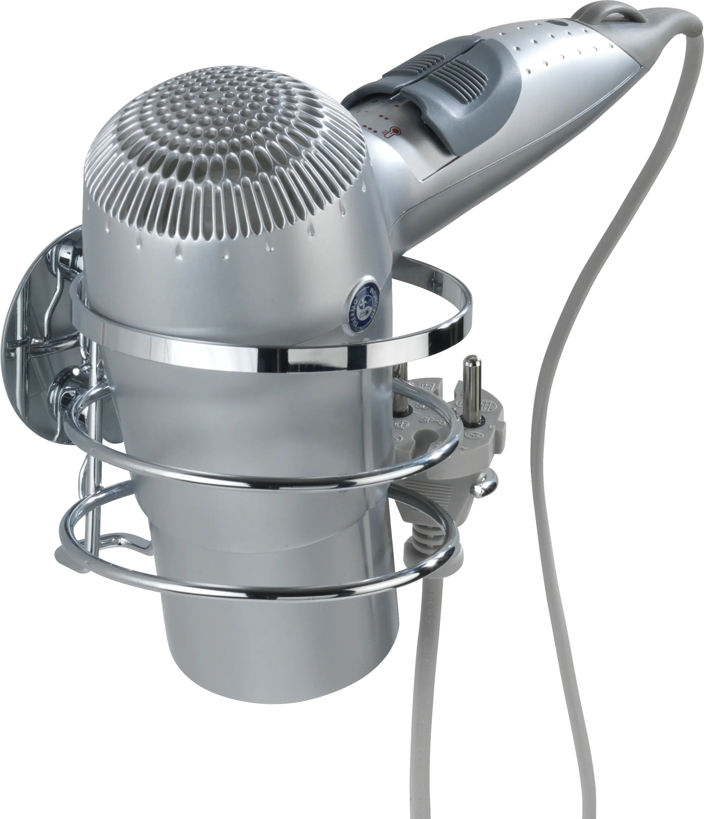 Wenko Haartrocknerhalter Edelstahl Turbo-Loc