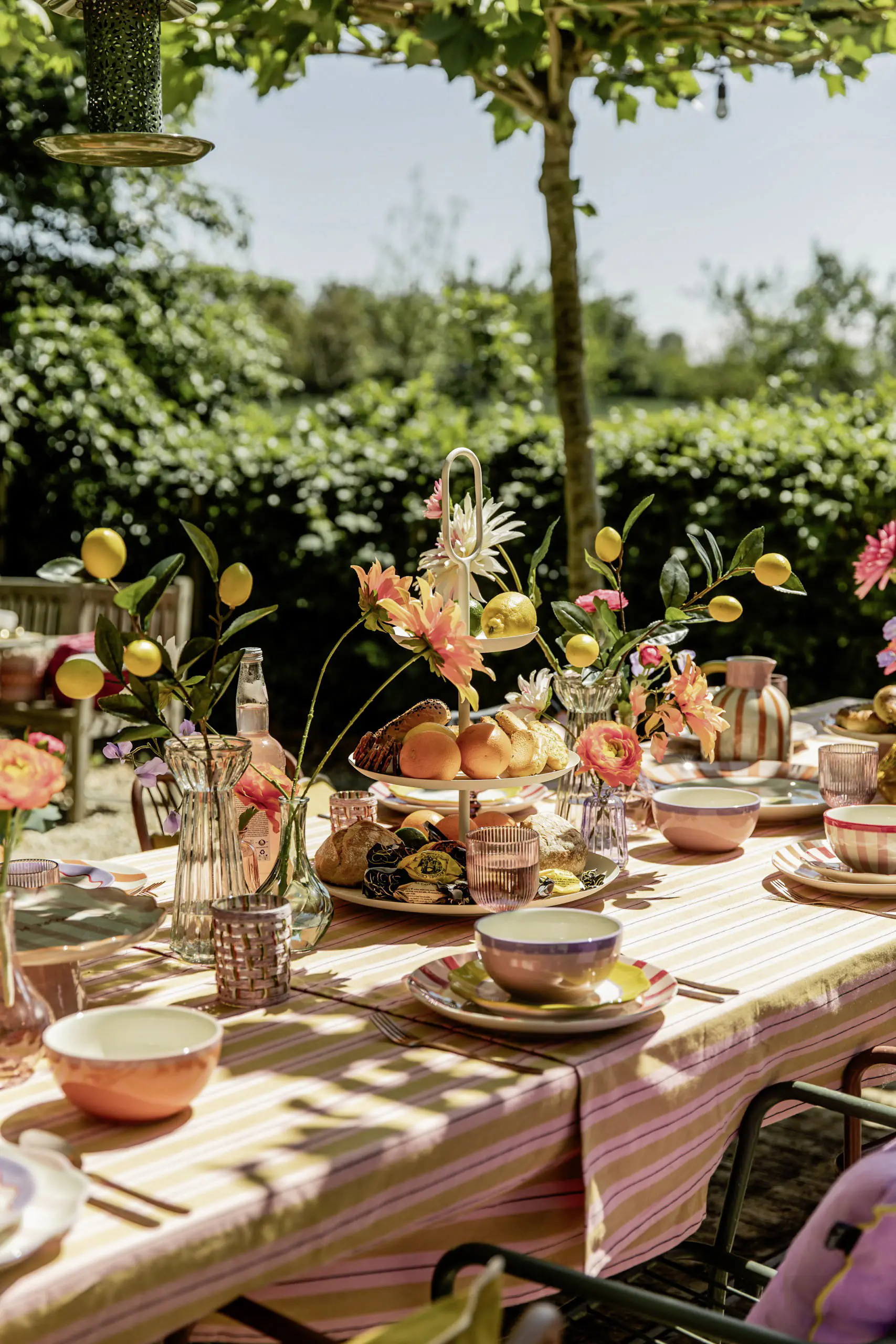 Mica Decorations Kunstpflanze Zitronenzweig 104 cm gelb