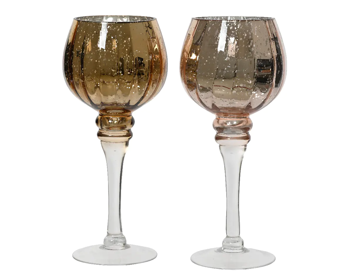 Teelichthalter glas 10.5 x 10.5 x 30 cm 