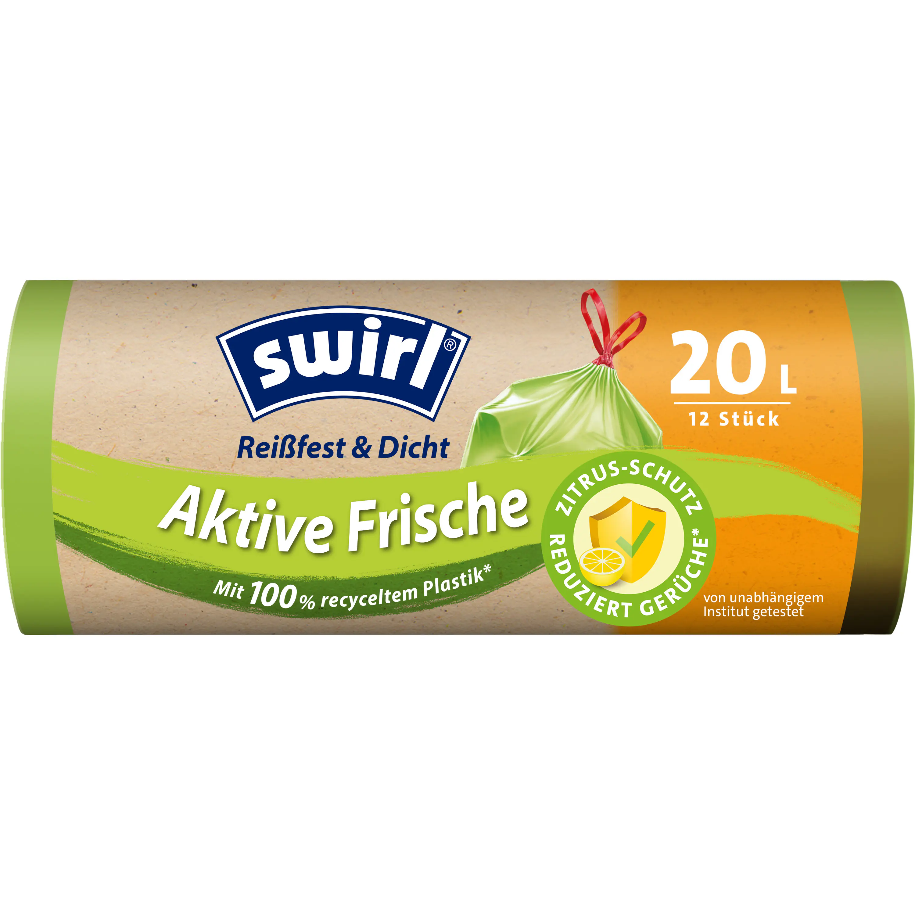 Swirl® 20 l Aktive Frische Müllbeutel Reißfest & Dicht