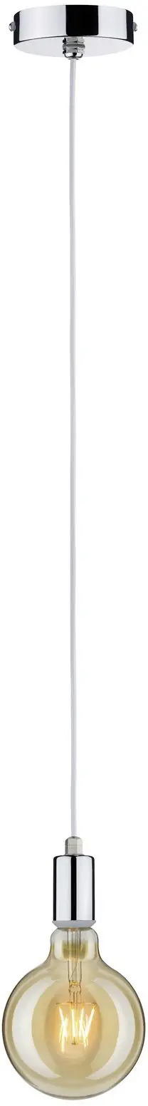 Paulmann Pendelleuchte Larus chrom Ø 11 cm E 27, max. 60 W, dimmbar