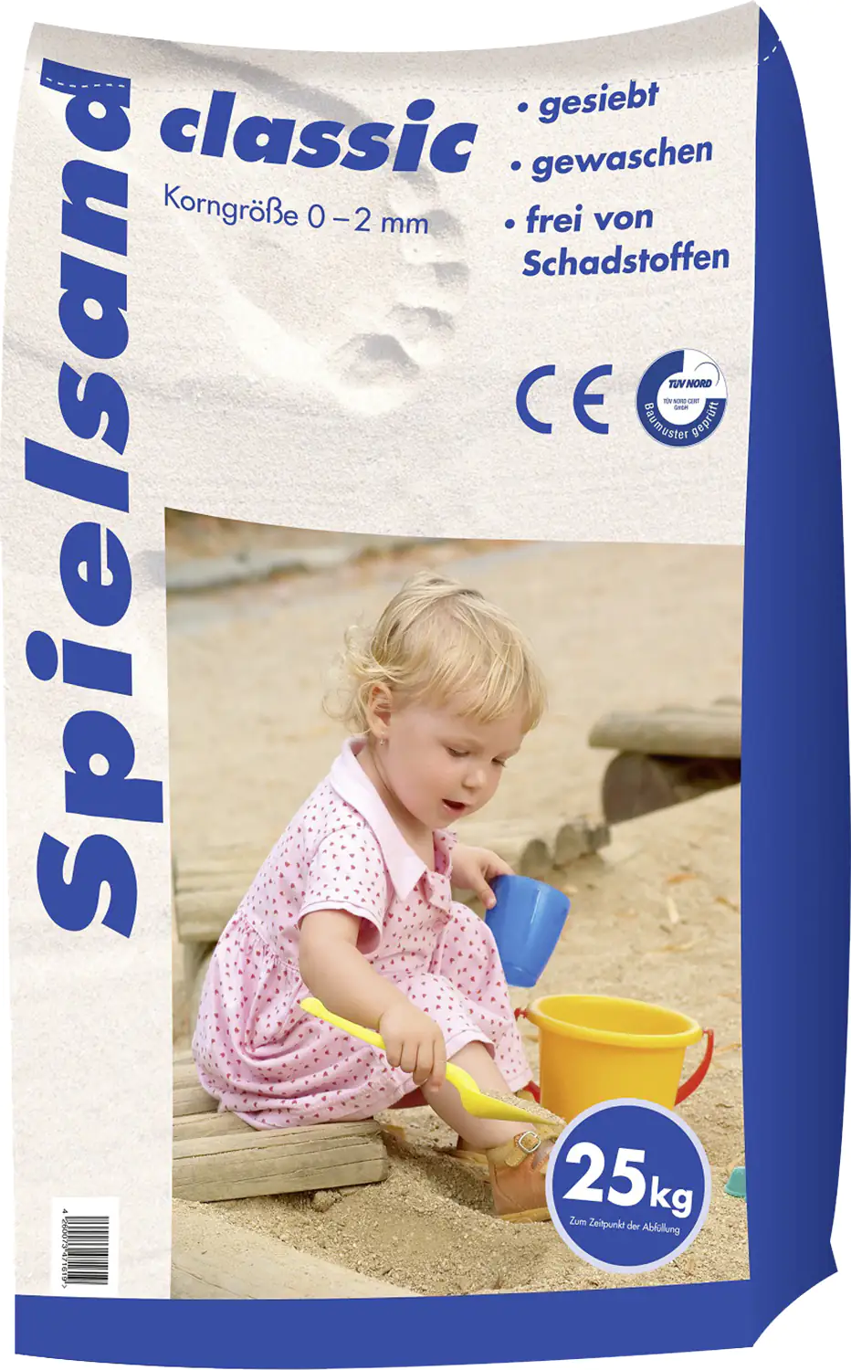 Hamann Spielsand gewaschen 25 kg Sack Hamann Spielsand gewaschen 25 kg Sack