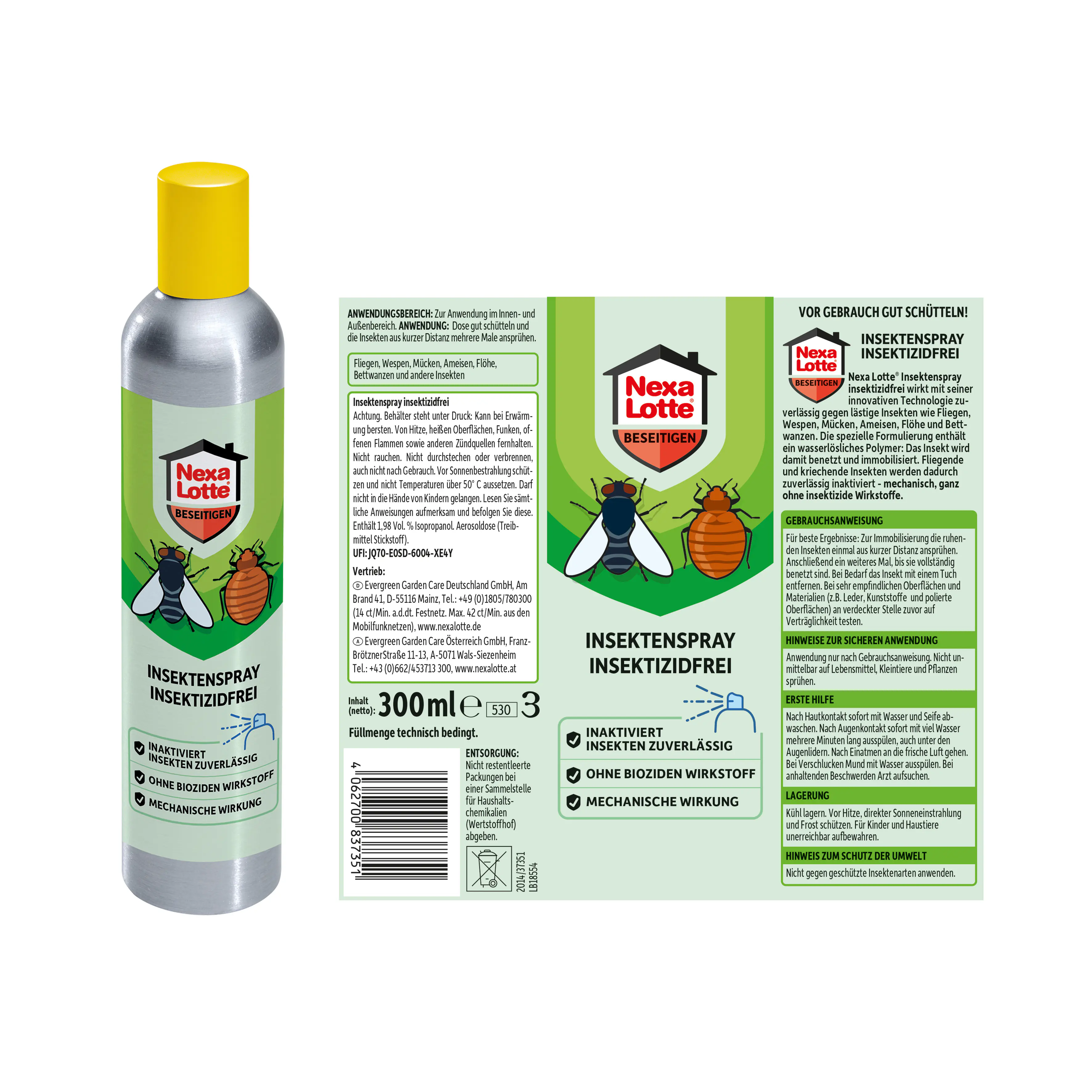 Nexa Lotte Insektenspray 300 ml insektizidfrei