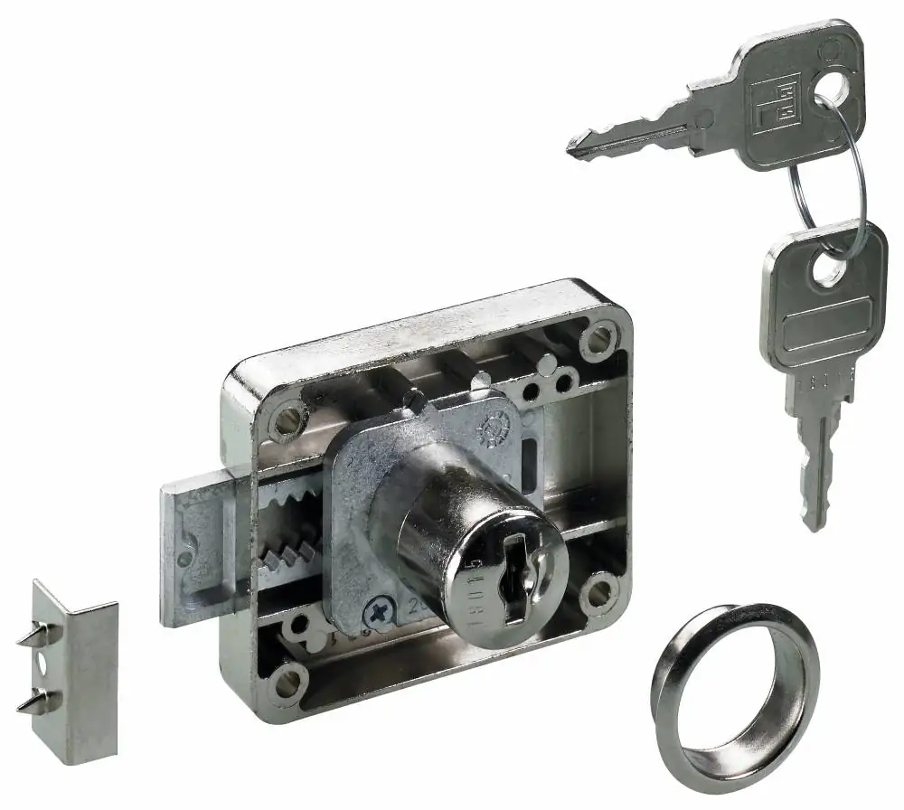 Hettich Zylinder-Aufschraubschloss Zylinder 20-45 mm Dornmaß 15-40 mm Hettich Zylinder-Aufschraubschloss Zylinder 20-45 mm Dornmaß 15-40 mm