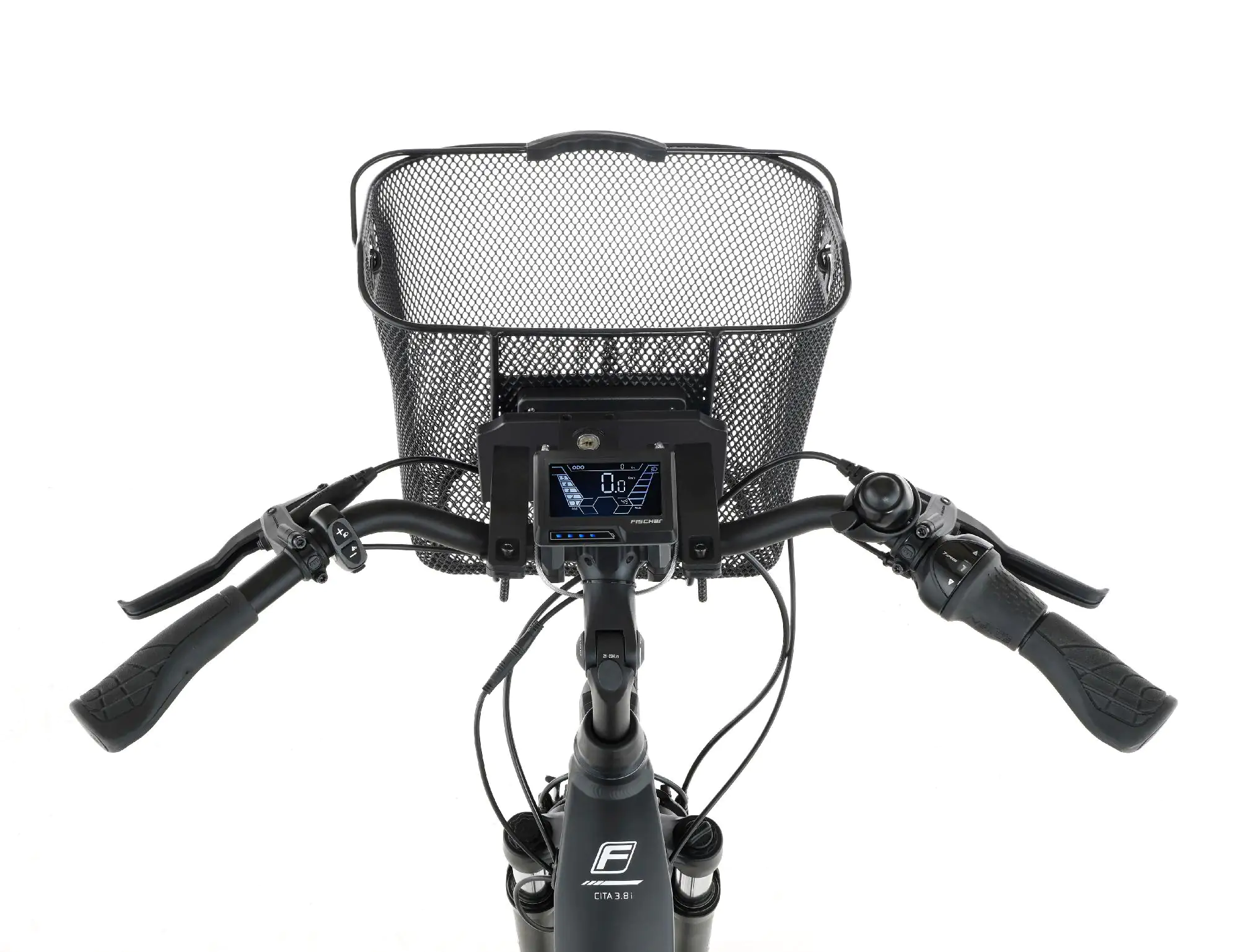 Fischer E-Bike Lenkerkorb PLUS engmaschig 340x250x260mm 50653