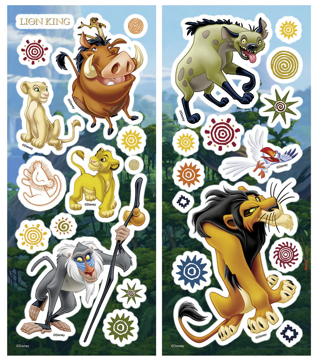 Komar Decosticker-Set Lion King 14 x 22 cm