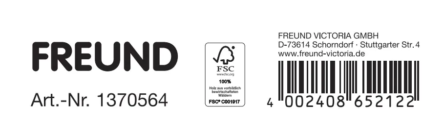 Freund Victoria Häckchen 45 cm ideal für Hochbeete, Blatthacke